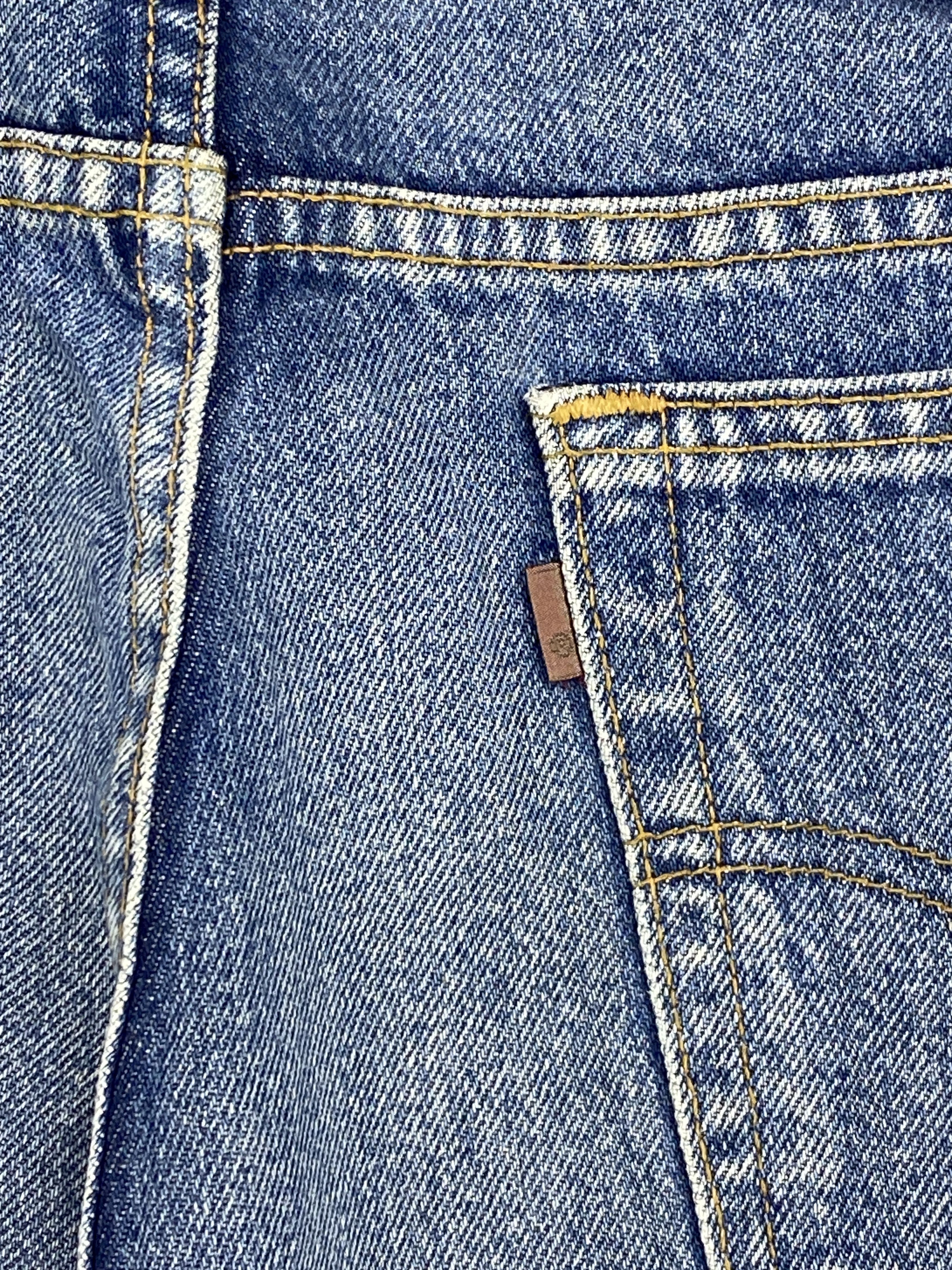 Levi's Vintage 90s Levi's 545 Faded Blue Jeans DP2657 Size US 33 - 6 Thumbnail