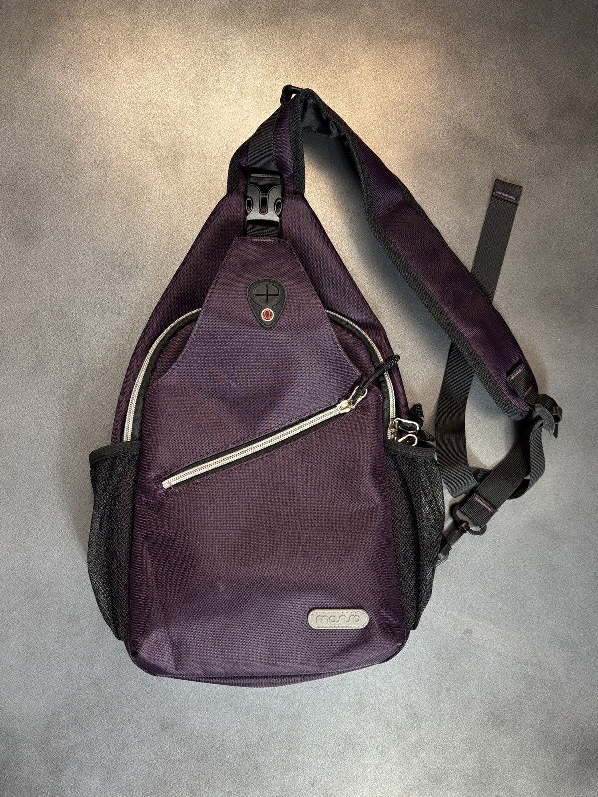 Vintage 2000s Vintage Nylon Crossbody Messenger Plum Purple Prada Size ONE SIZE - 13 Thumbnail