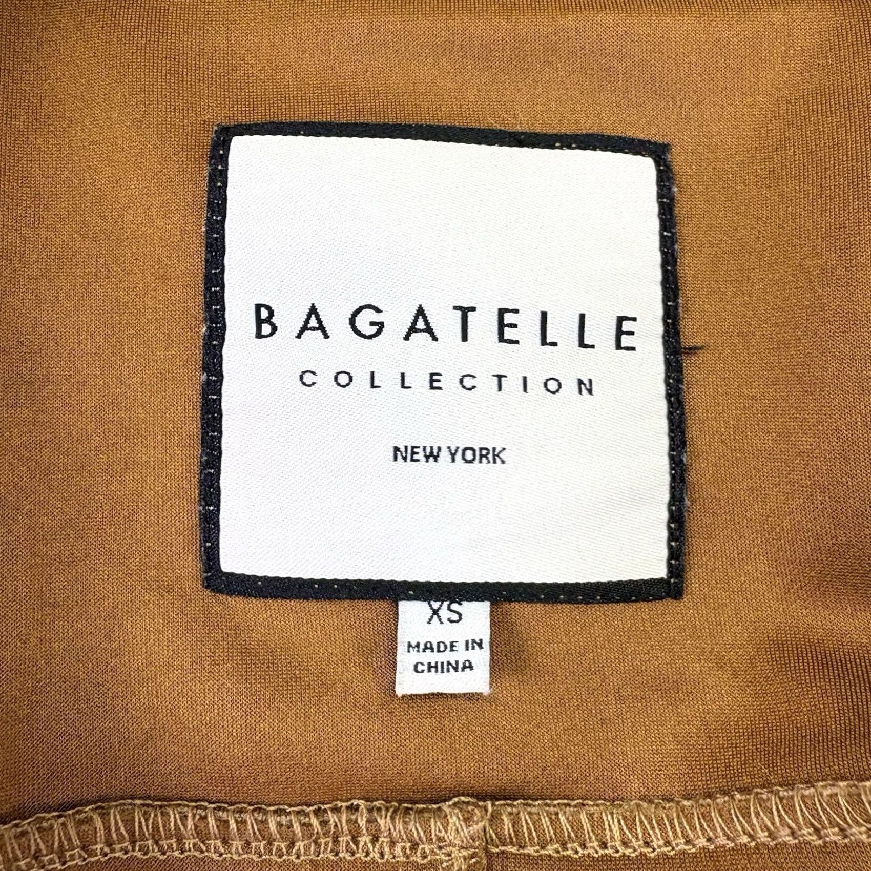 Vintage Bagatelle Shacket Western Shirt XS Long Sleeve Snap Front Faux Suede Tan Brown Women Quarter Whipstitch Button-Up Shacket Modern Basic Size XS / US 0-2 / IT 36-38 - 7 Thumbnail