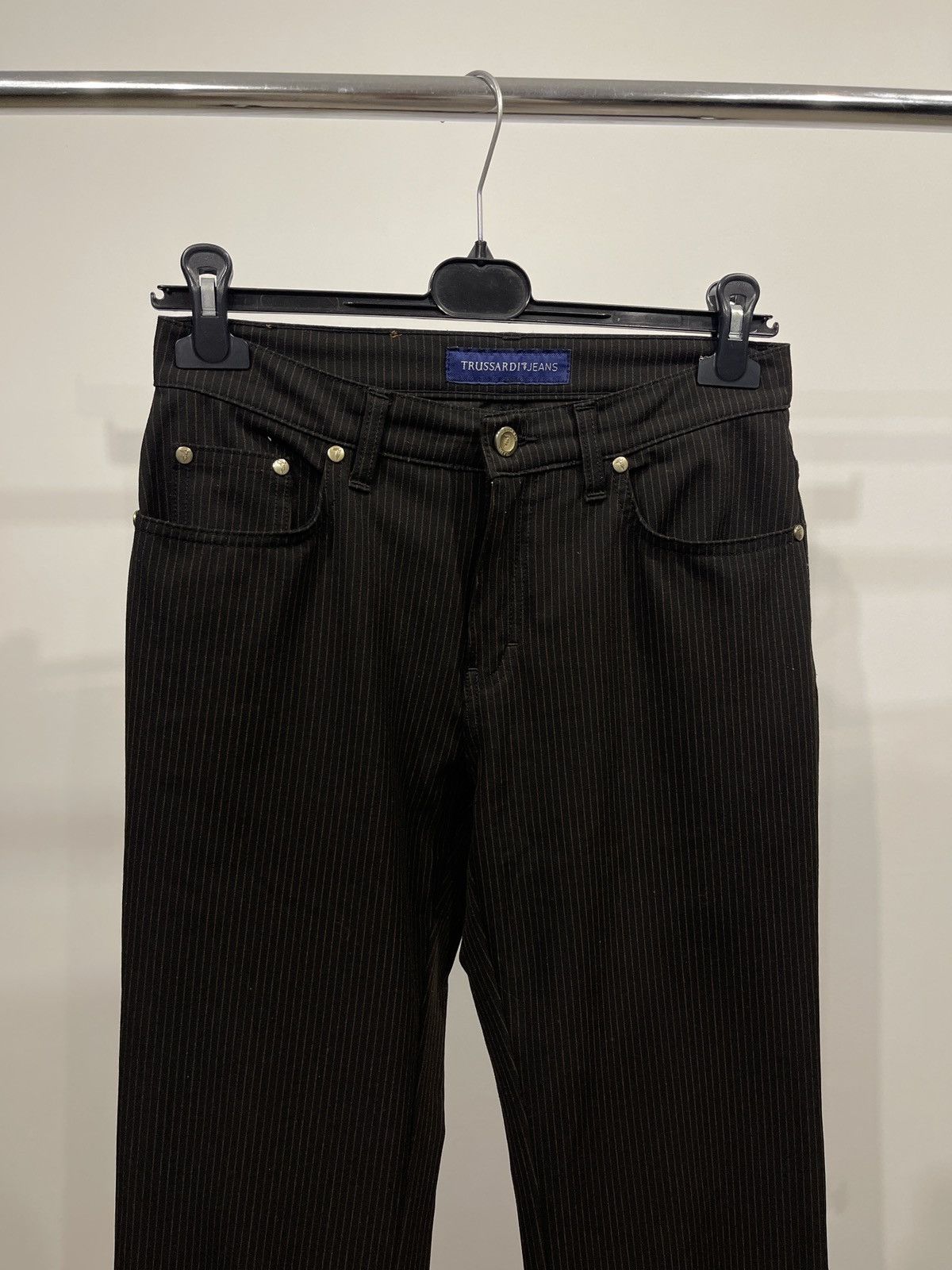 Trussardi Trussardi jeans pants black woman 28 Size 28" / US 6 / IT 42 - 2 Thumbnail