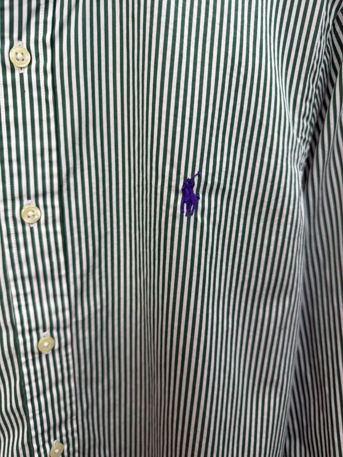 Polo Ralph Lauren Polo Ralph Lauren Striped Button Down Shirt Size M Custo Fit Size US M / EU 48-50 / 2 - 5 Thumbnail