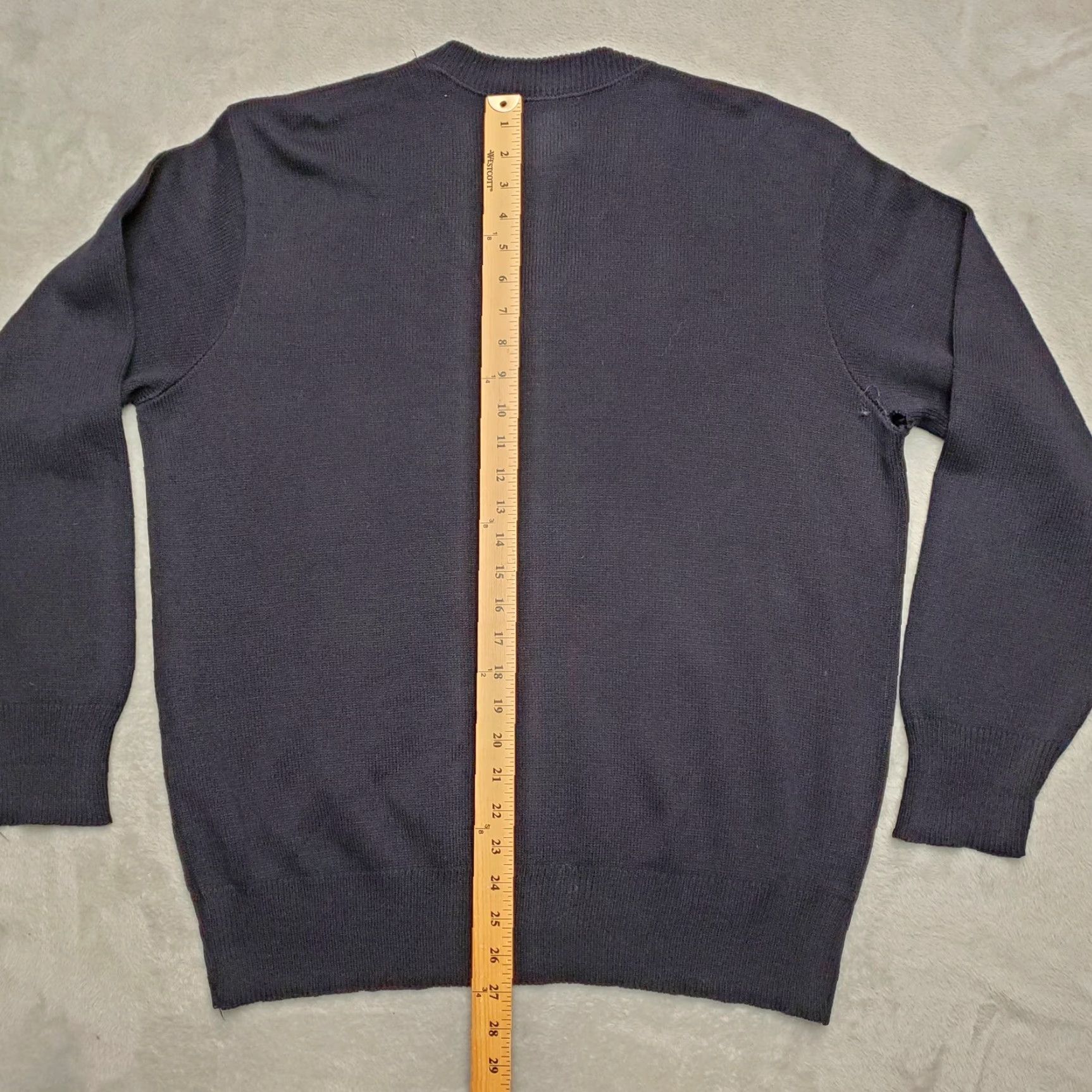 Vintage VINTAGE Pepsi Sweater Mens XL Black Knit V-Neck Long Sleeve Casual USA Size US XL / EU 56 / 4 - 7 Thumbnail