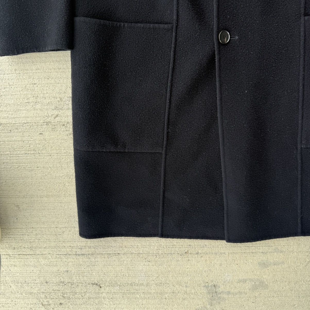 Auralee AURALEE Velour Brushed Wool Melton Hand Sewn Hooded Coat Size US M / EU 48-50 / 2 - 3 Thumbnail