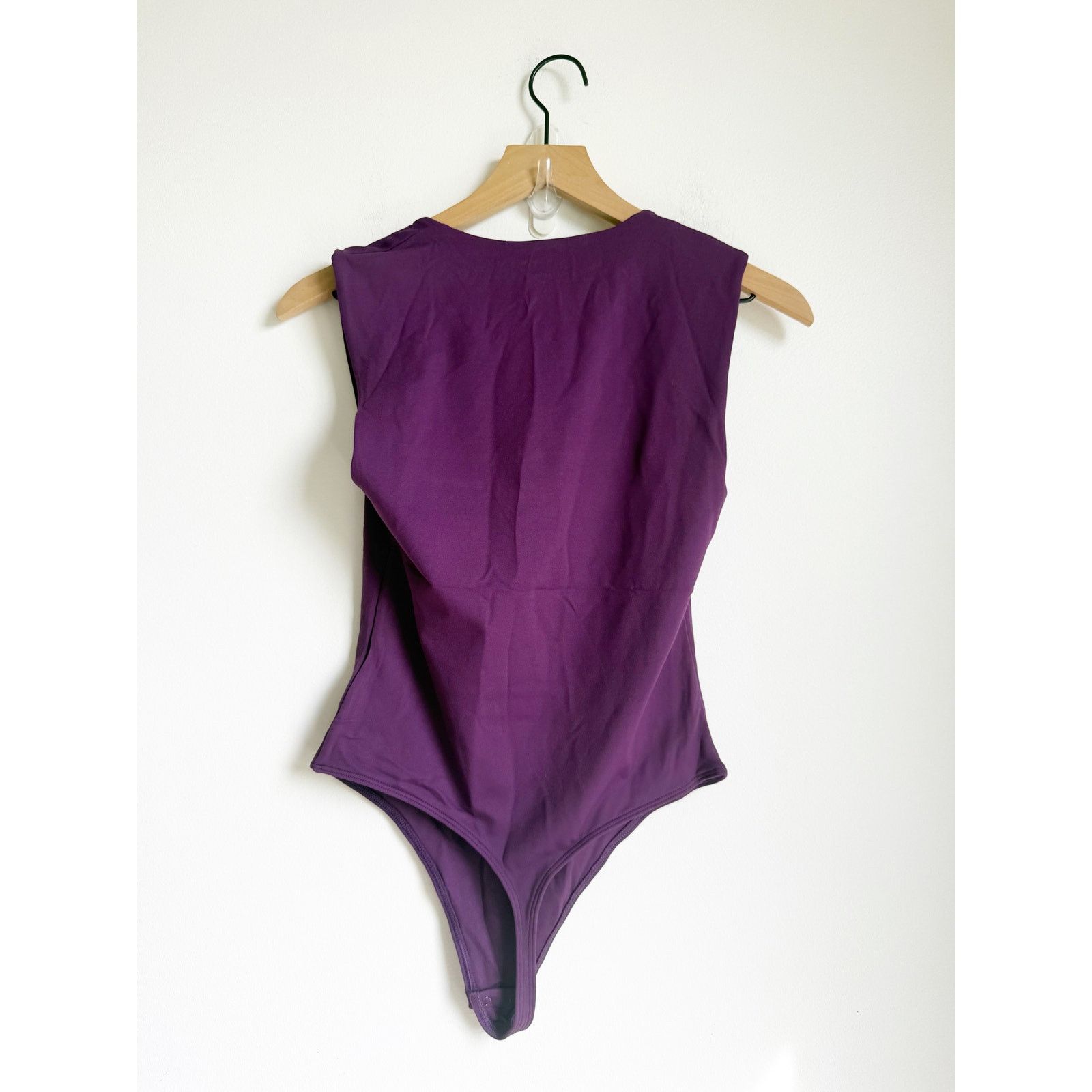 Aritzia NEW Aritzia Contour Esteem Square Neck Bodysuit Top Purple M Size M / US 6-8 / IT 42-44 - 3 Thumbnail