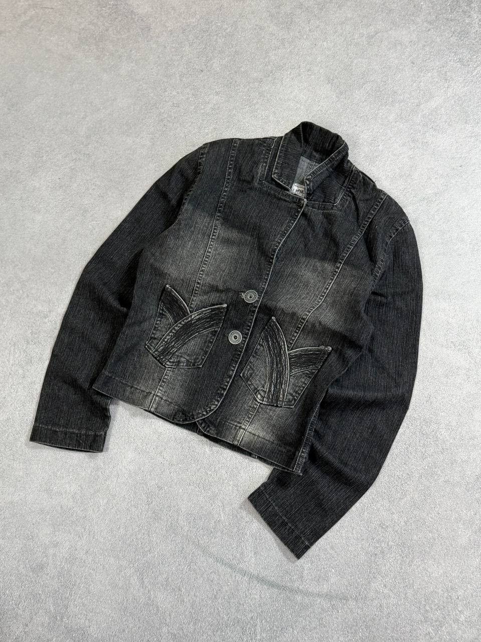 Japanese Brand Vintage 90s Denim Trucker Japan Style Archive Retro Jacket Size US XS / EU 42 / 0 - 9 Thumbnail