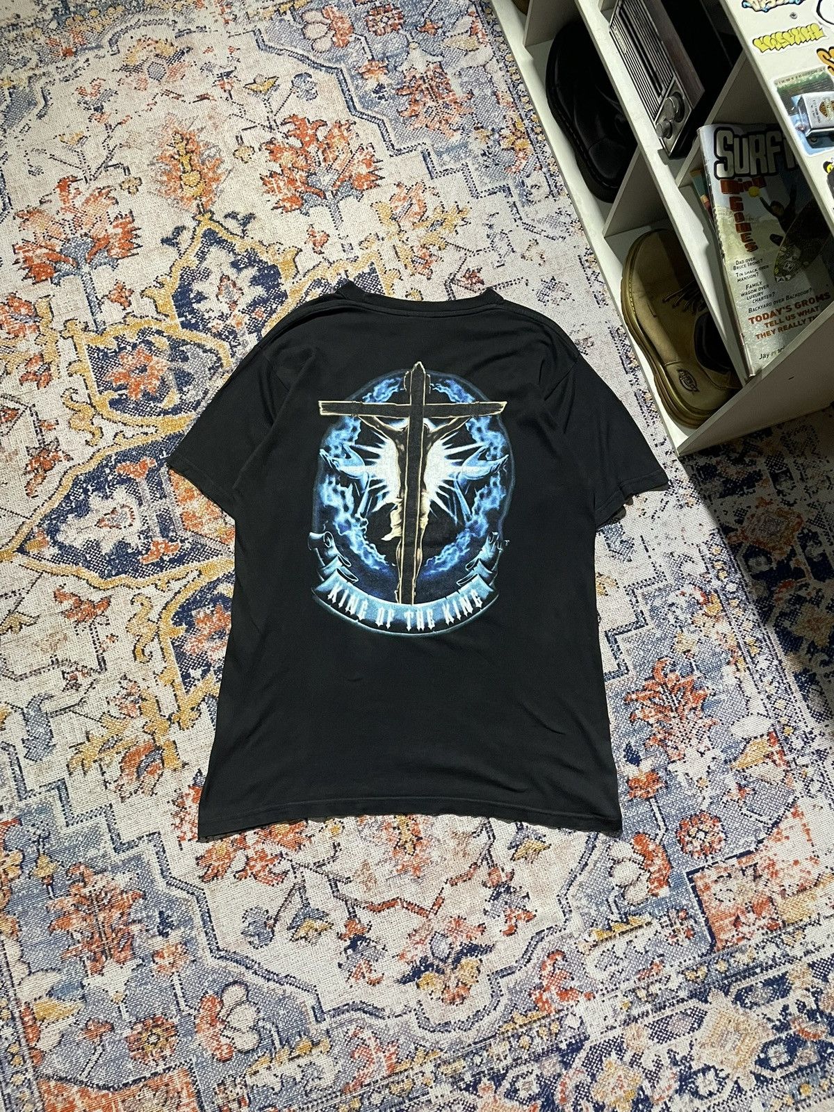 Vintage Vintage 90's T-Shirt Jessus Tee King Of The King Size US M / EU 48-50 / 2 - 3 Thumbnail