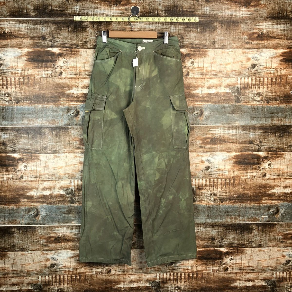 DLL Paodelo Green Cargo Multipocket Pants #C063