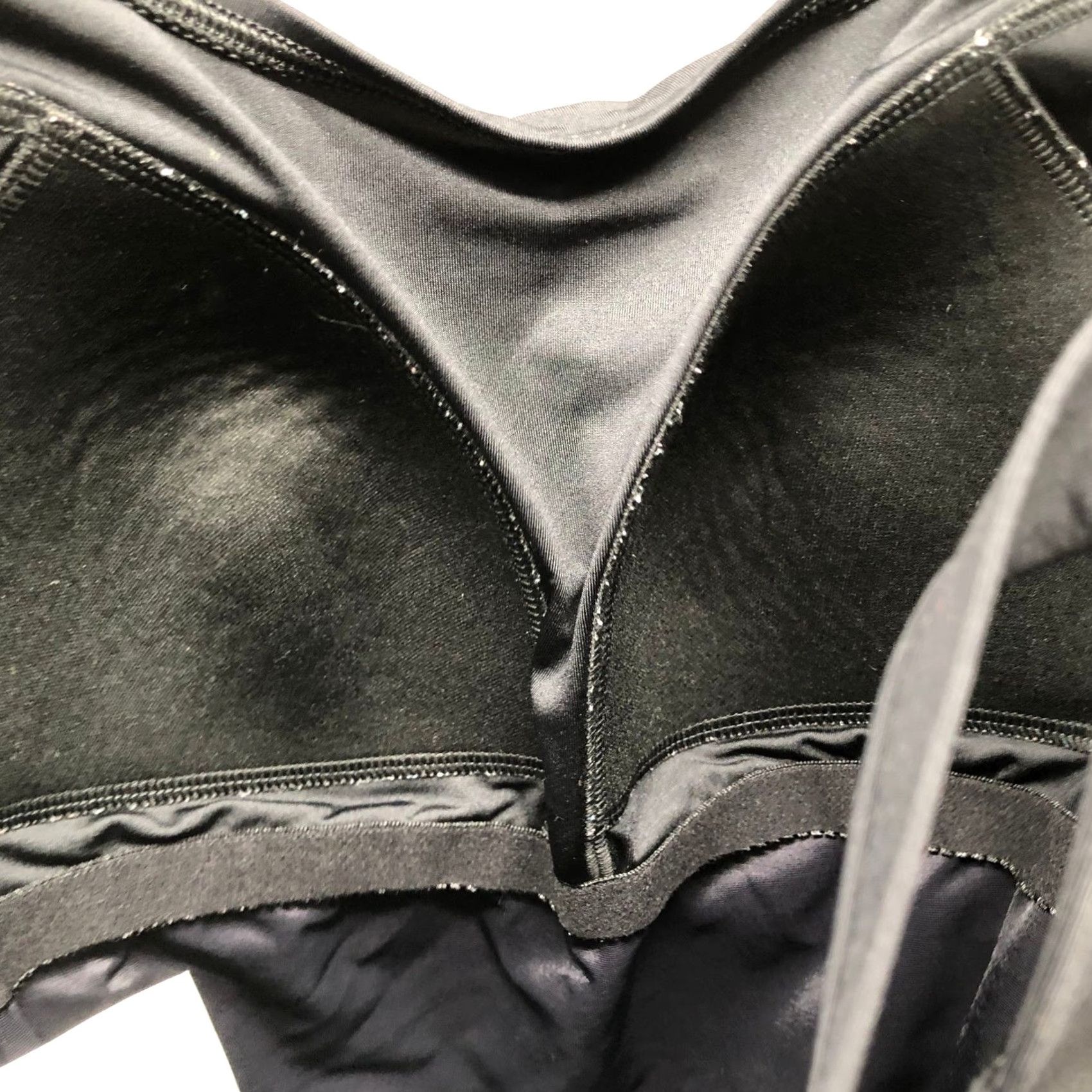 Lands' End Lands' End One Piece Swimsuit Womens 10 Black Padded Round Neck Wide Strap Size ONE SIZE - 6 Thumbnail