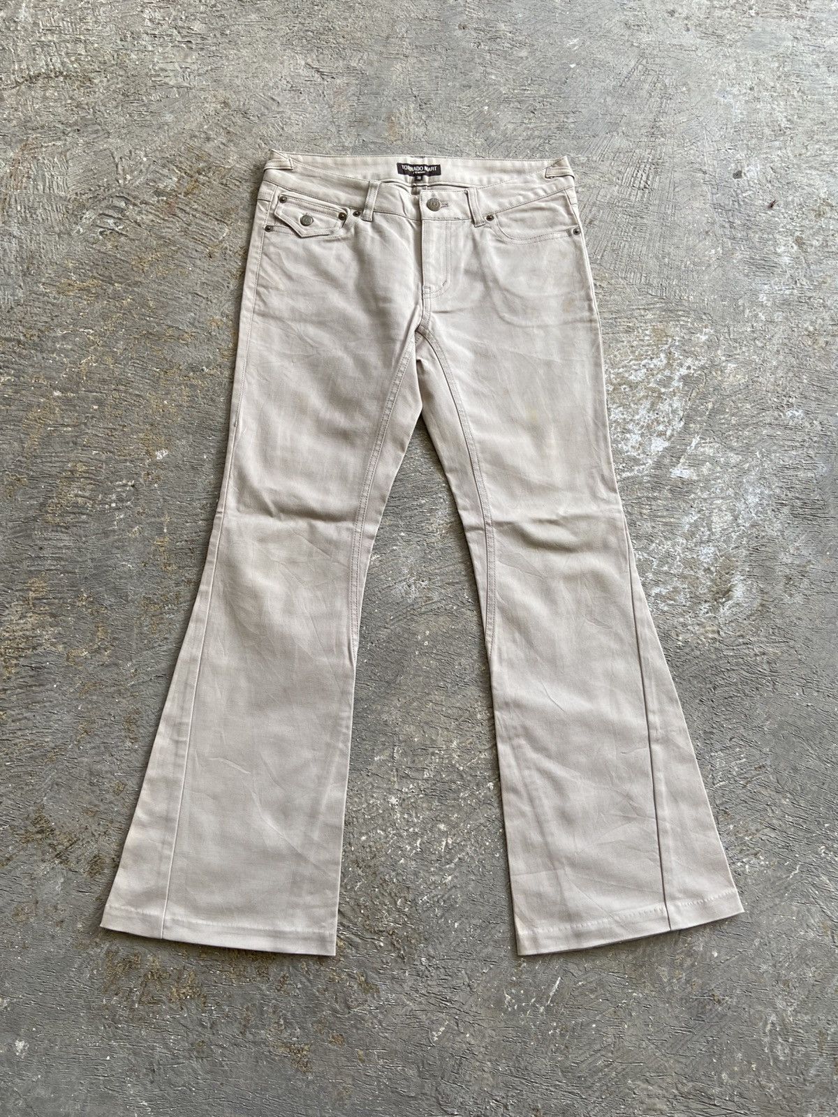 Tornado Mart 2000s Tornado Mart Femme - Flared Pants Size 30" / US 8 / IT 44 - 1 Thumbnail