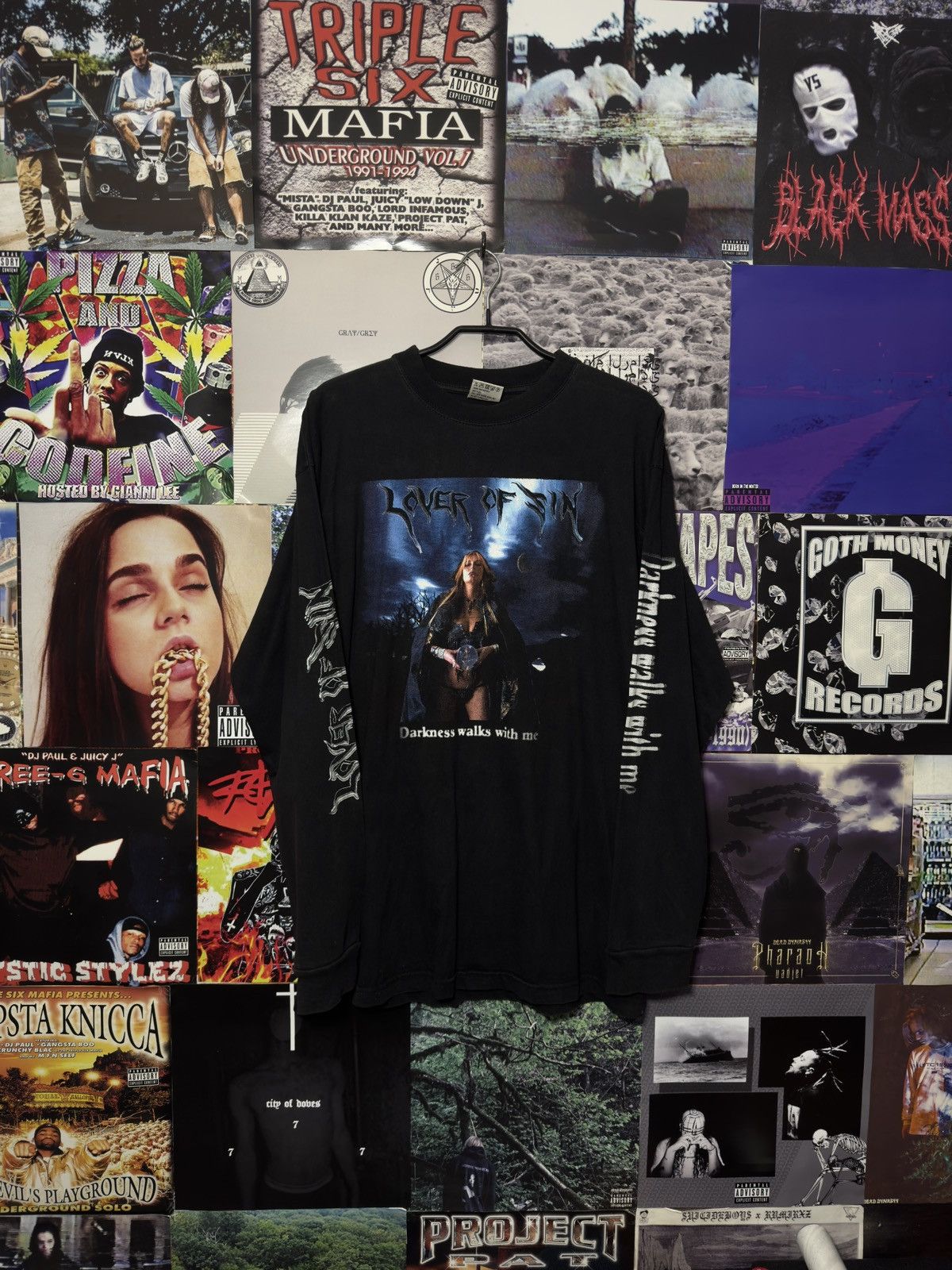 Band Tees Vintage 00s Christian Death Lover Of Sin Long Sleeve Size US XL / EU 56 / 4 - 1 Thumbnail