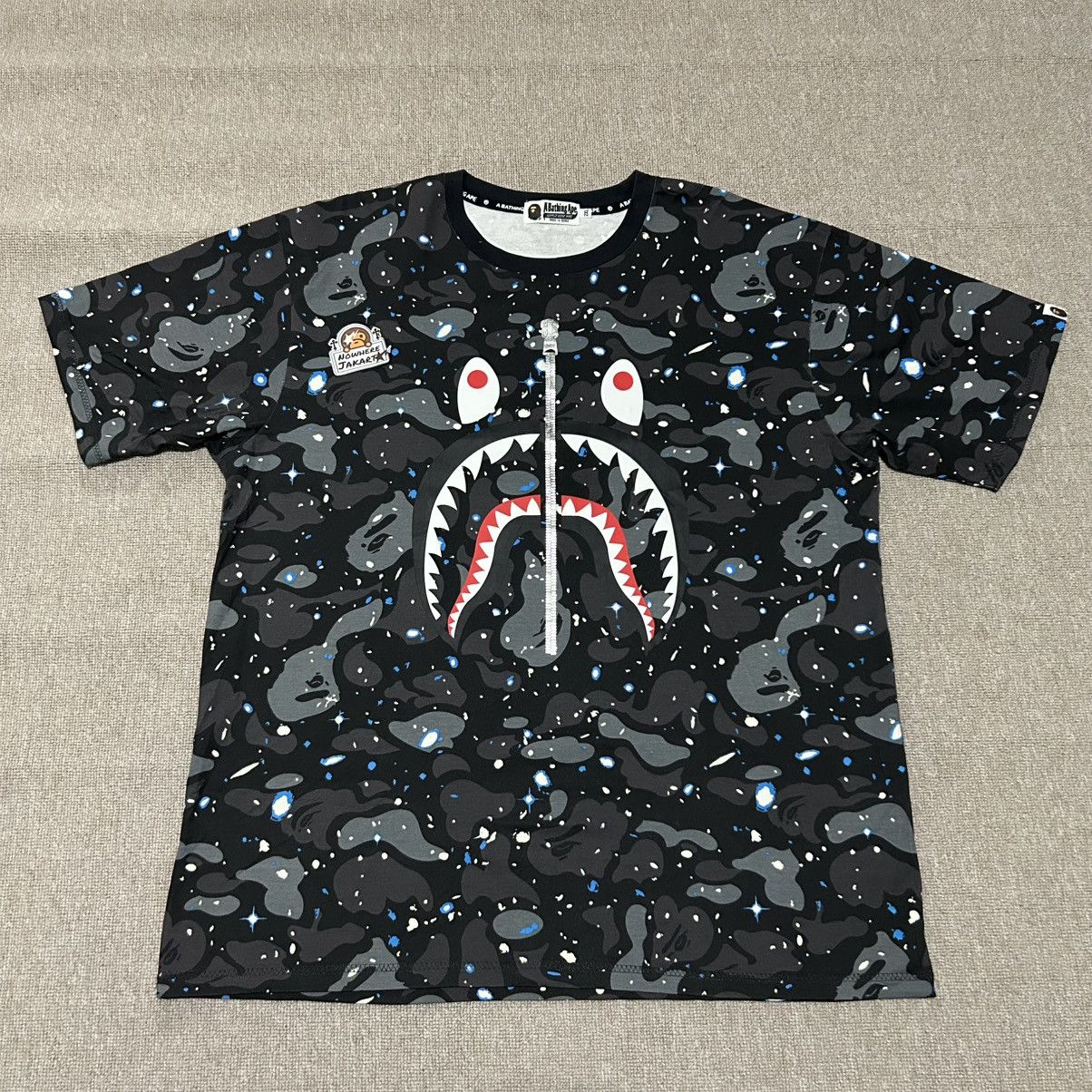 Bape Bape Shark Space Camo Tee Size US XXL / EU 58 / 5 - 1 Thumbnail