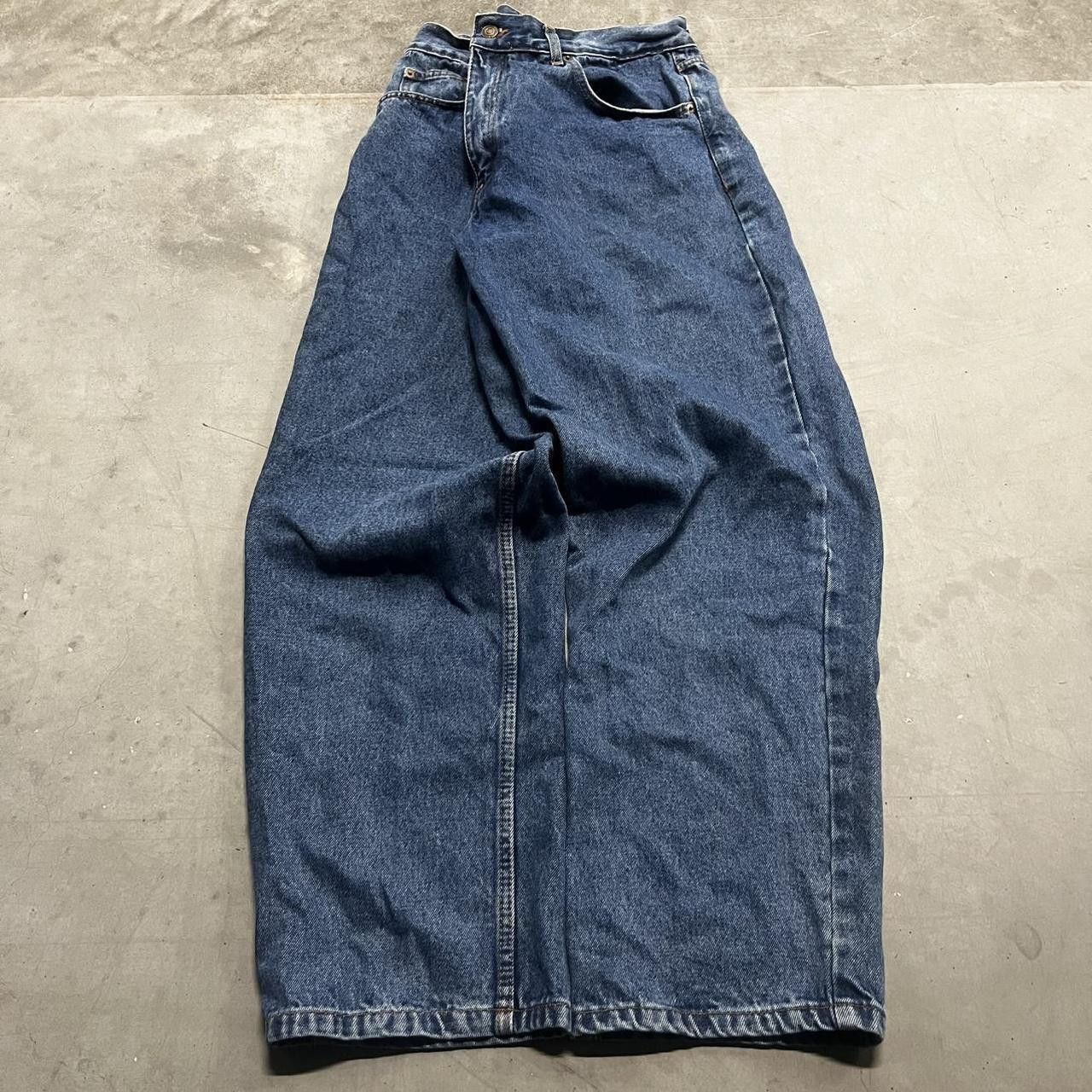 Vintage Crazy Vintage Y2K/2000s Casual Fit Skater dark wash denim jeans! Size US 36 / EU 52 - 3 Thumbnail