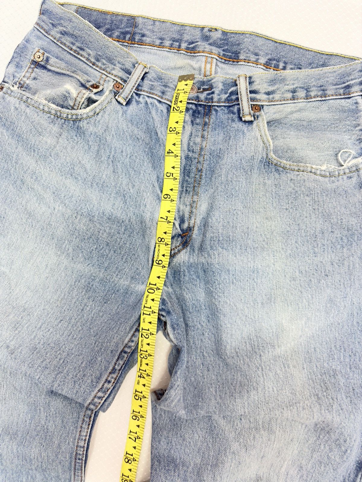 Levi's Levi's 550 Relaxed Fit Light Wash Vintage Denim Jeans W34 Size US 34 / EU 50 - 5 Thumbnail