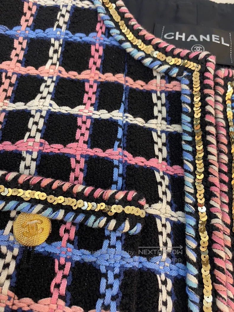 Chanel Chanel 22S colourful plaid jacket Size XXS / US 00 / IT 34 - 4 Thumbnail