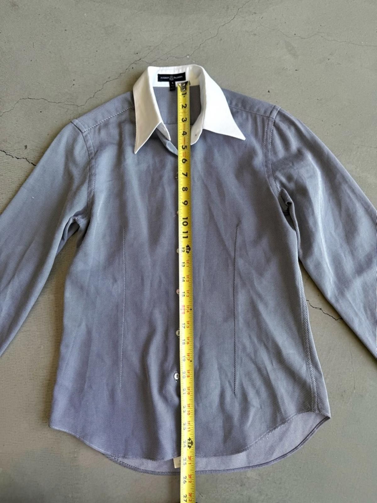 Other Audrey Talbott / Button Down Shirt / Gray White Size S / US 4 / IT 40 - 8 Thumbnail