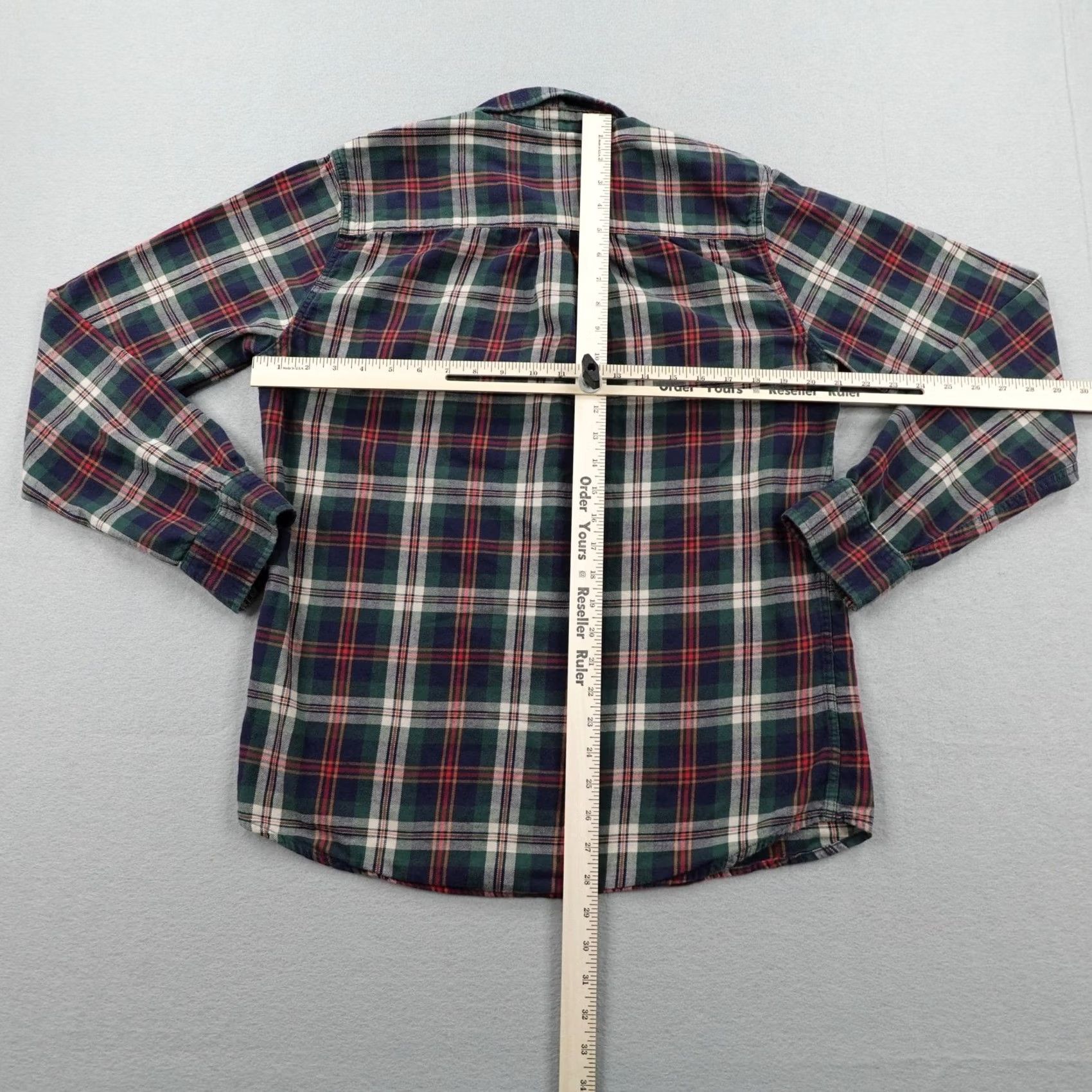 Marine Layer Marine Layer Shirt Mens M/L Green Plaid Flannel Button Up Organic Cotton Long Sleeve Casual Button-Up Vintage: No (not Vintage) Size US M / EU 48-50 / 2 - 5 Thumbnail
