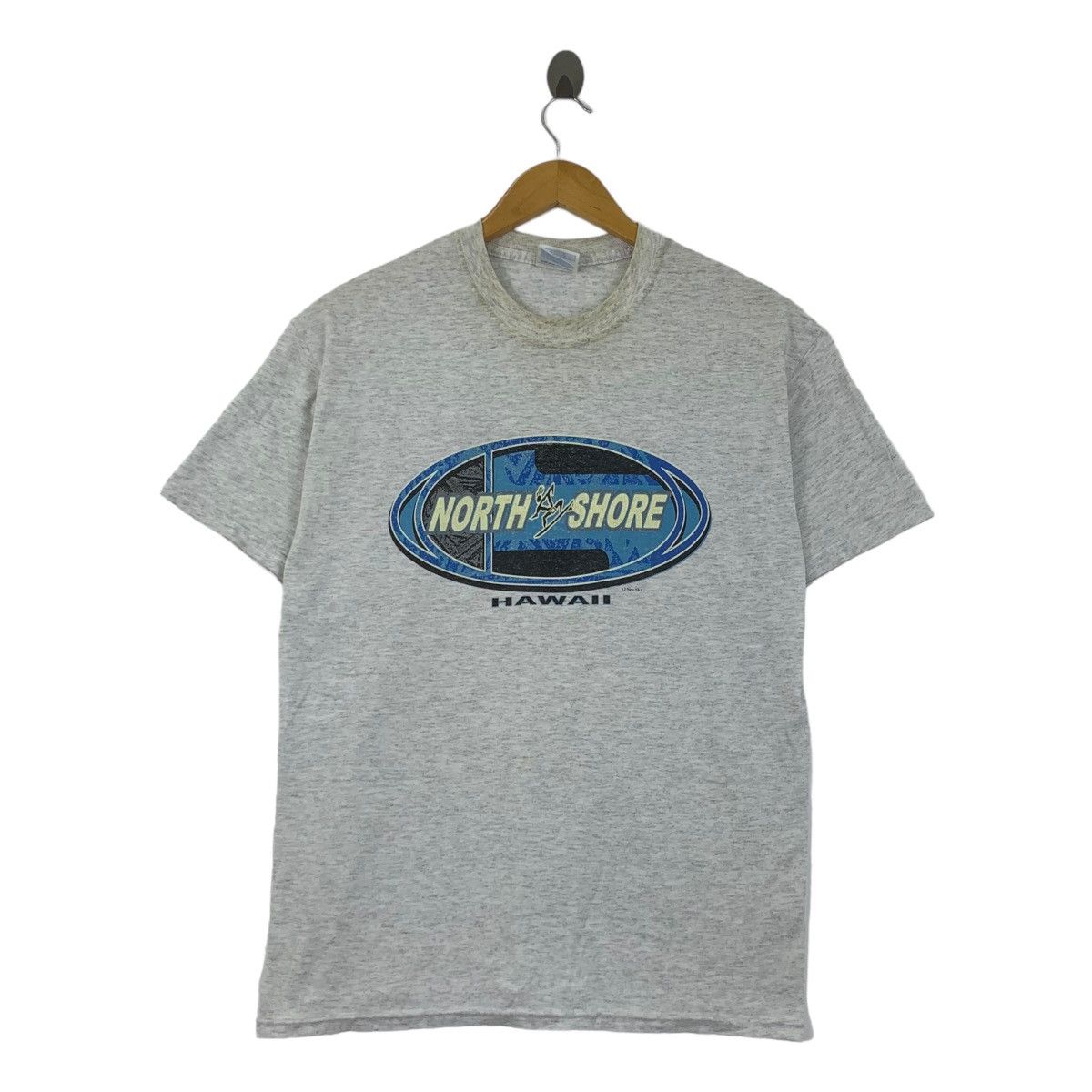 Hanes Vintage 90’ NORTH SHORE HAWAII Sea Sky Surf Tee Shirt Top Size US M / EU 48-50 / 2 - 1 Thumbnail