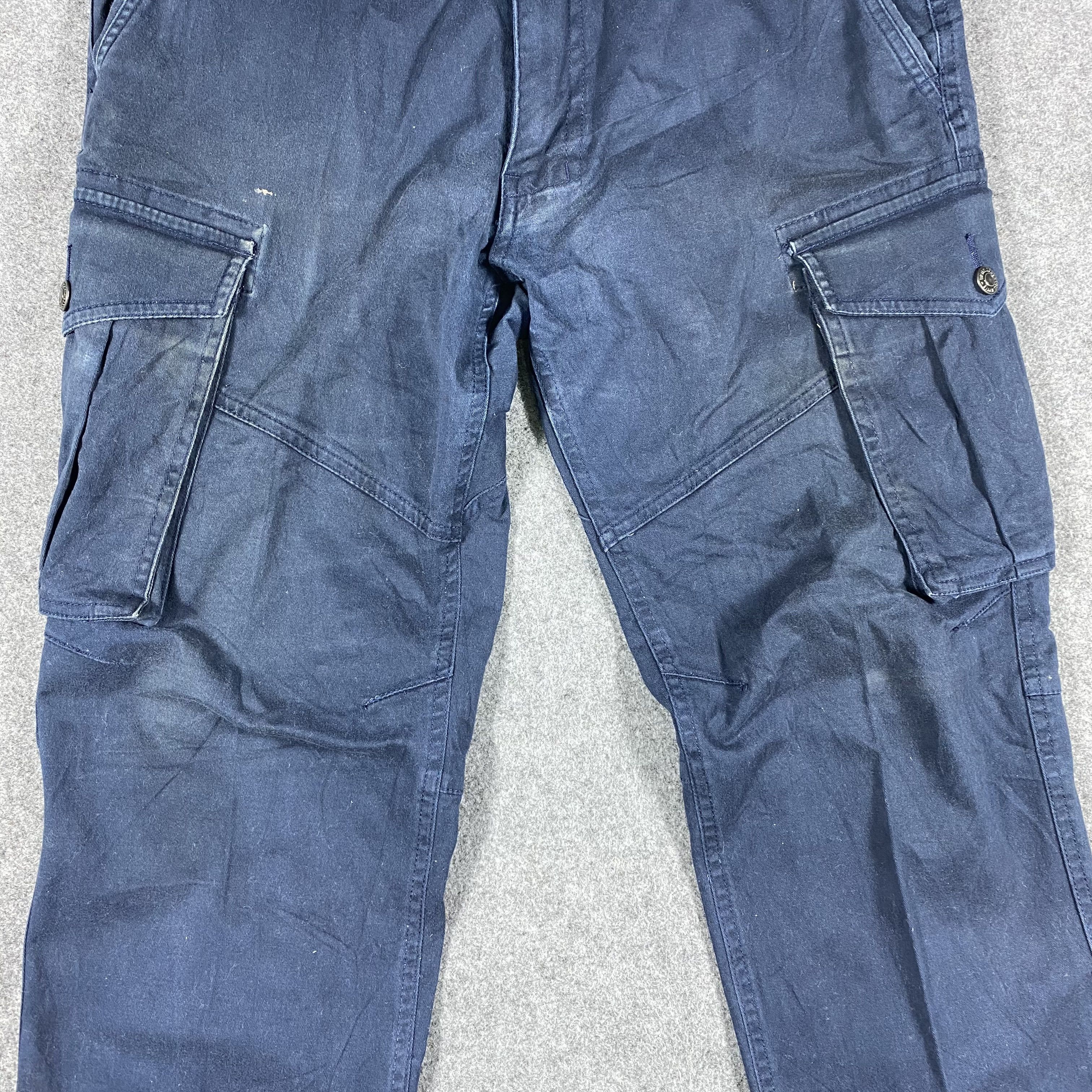 Japanese Brand Geride Faded Multipocket Tactical Cargo Pants Size US 32 / EU 48 - 4 Thumbnail