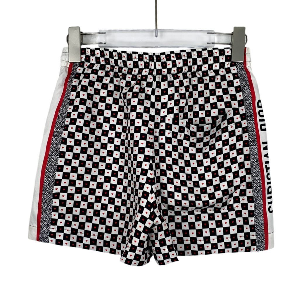 Dior Christian Dior Checkerboard Heart Pattern Shorts Size 24" / US 00 / IT 34 - 2 Thumbnail
