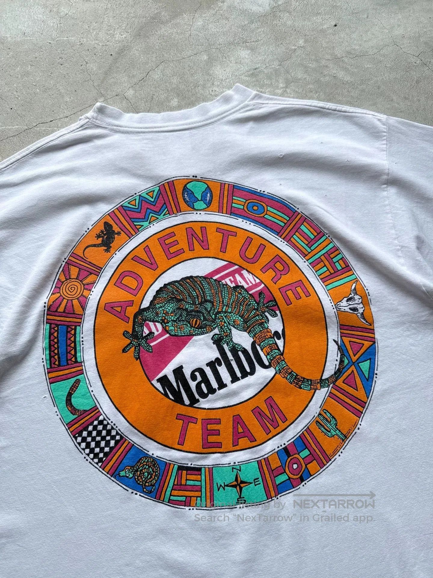 Vintage Vintage 90s Marlboro Adventure Team Tee. Size US L / EU 52-54 / 3 - 6 Thumbnail