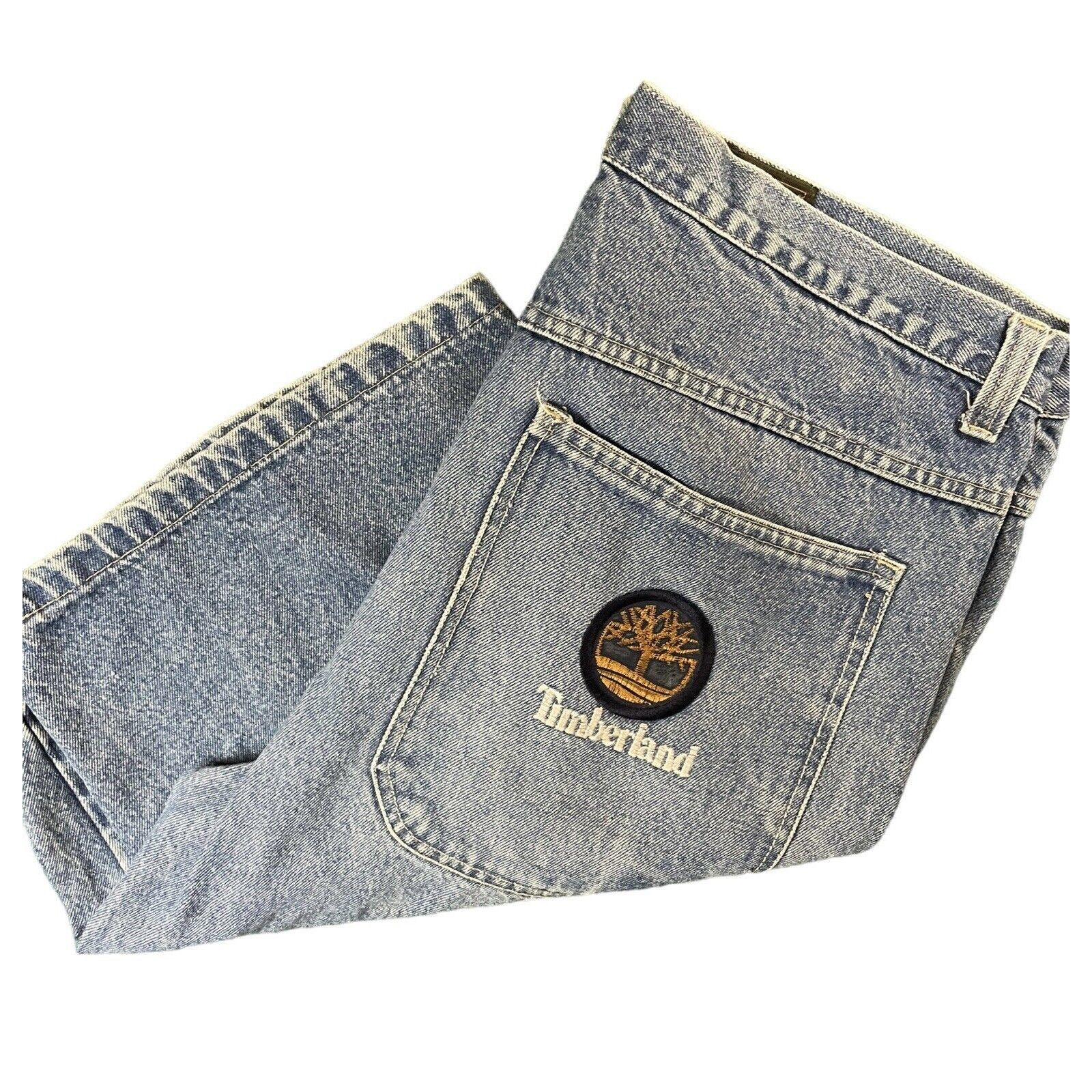 Vintage Y2K Timberland Wide Denim Baggy XL 37 Shorts Jorts