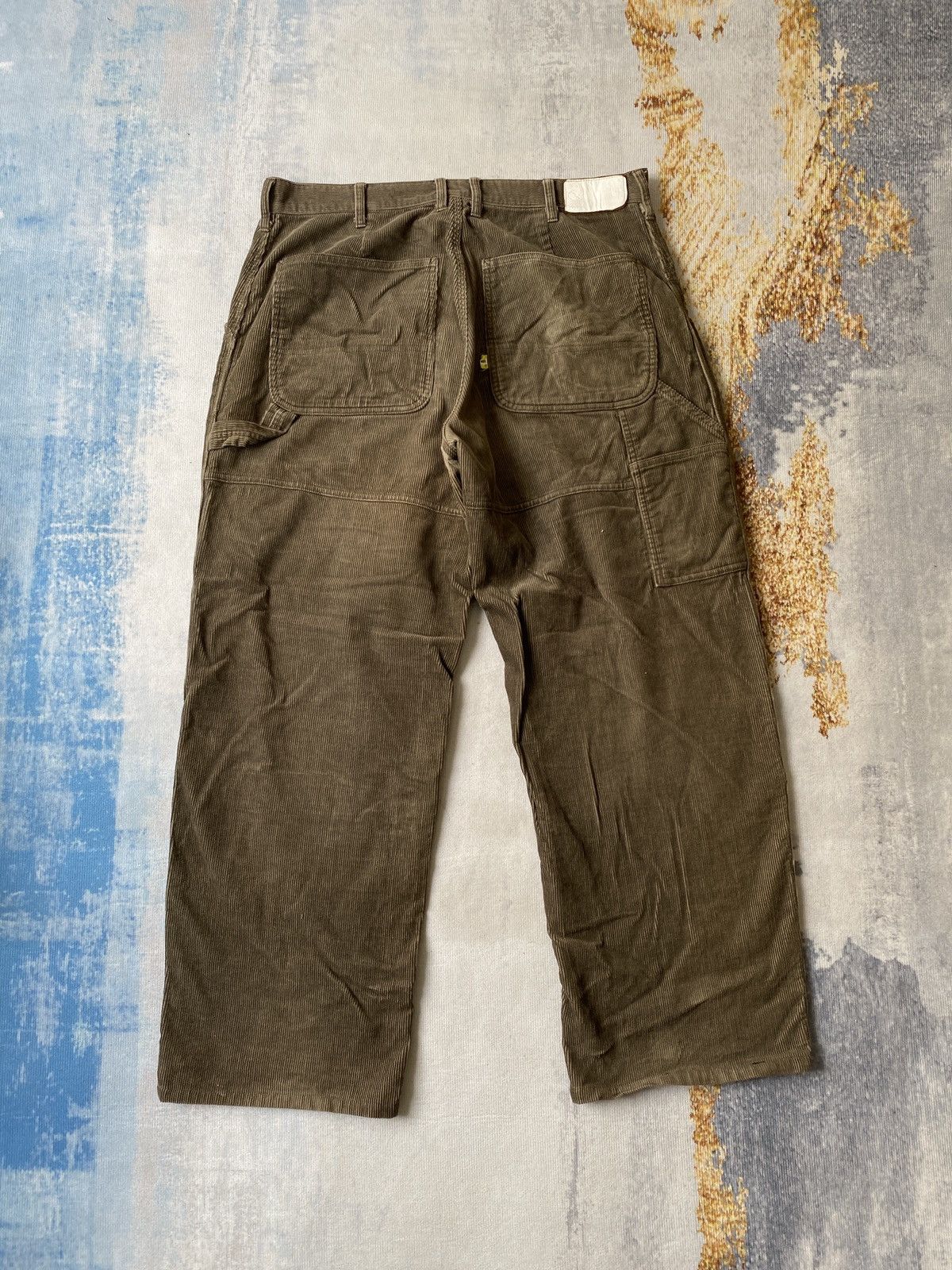 Japanese Brand MackDaddy Japan Streetwear Baggy Carpenter Corduroy Pant Size US 34 / EU 50 - 4 Thumbnail