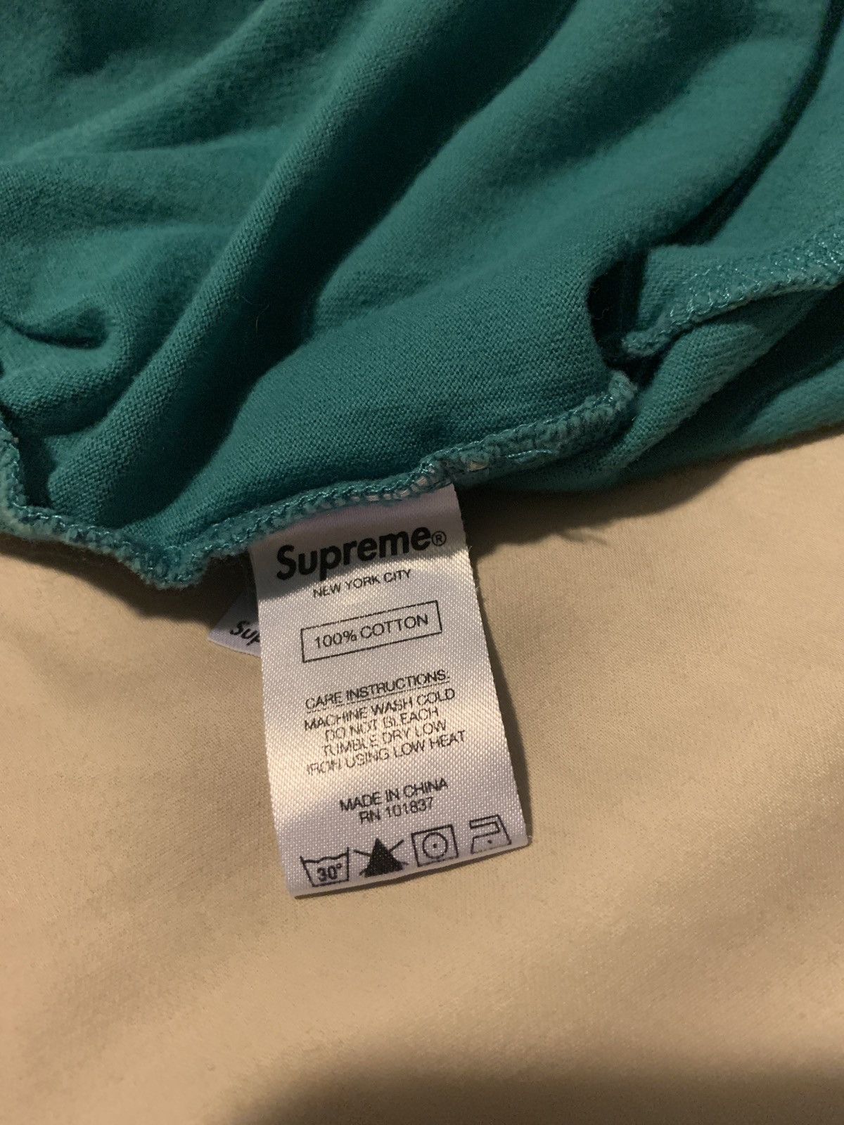 Supreme Supreme love hate teal jersey Size US M / EU 48-50 / 2 - 3 Thumbnail