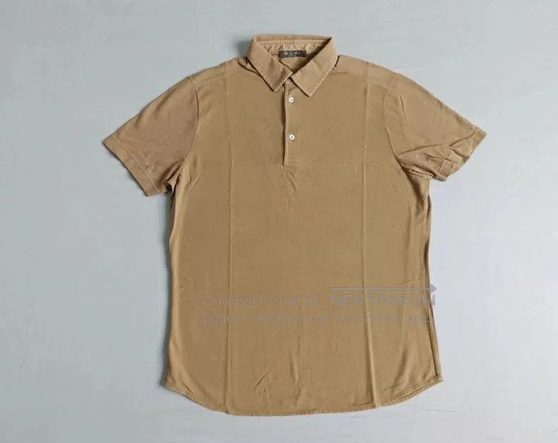 Loro Piana Loro Piana Men's Short Sleeve Polo Shirt. Size US M / EU 48-50 / 2 - 1 Thumbnail