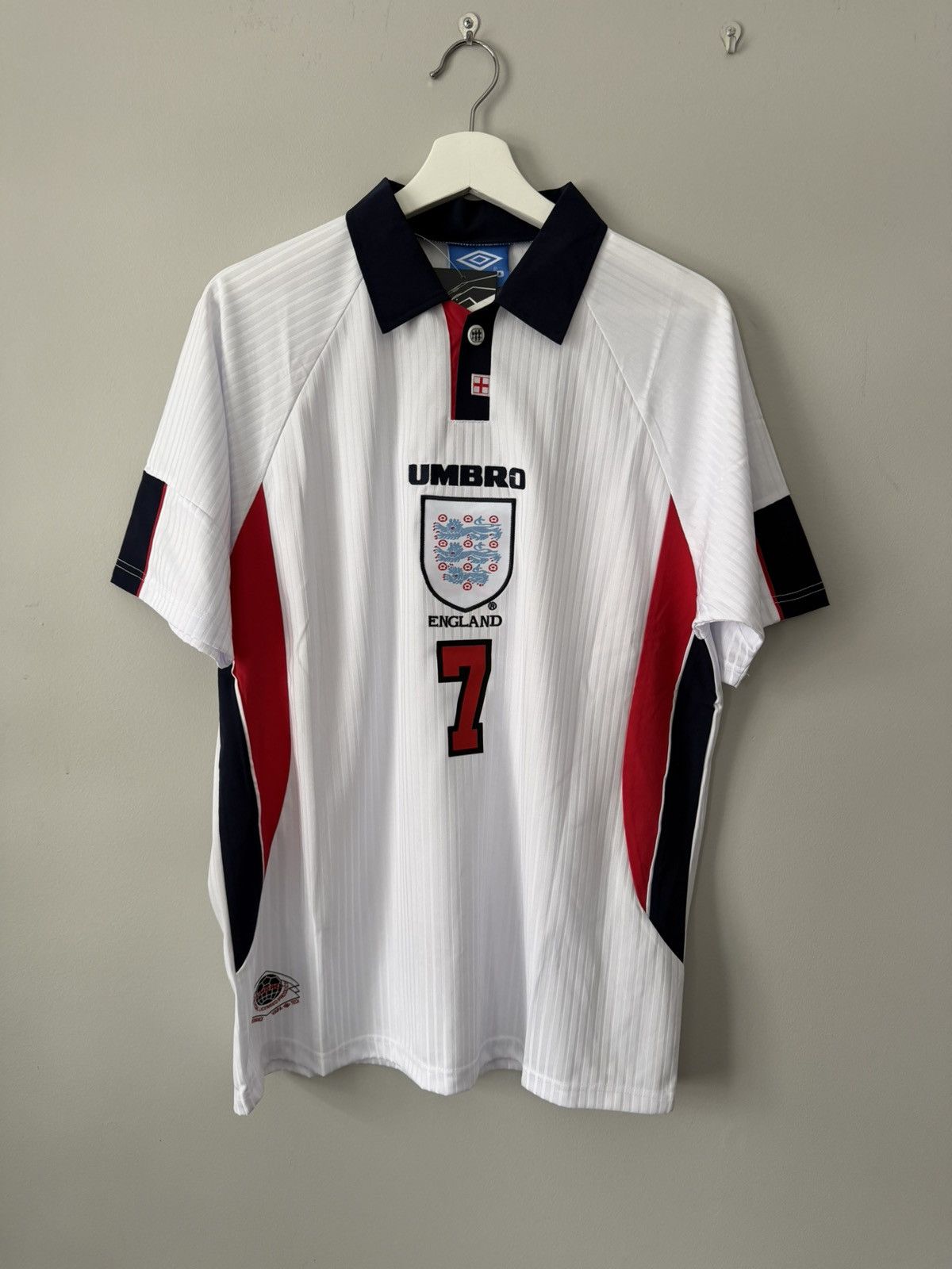 Maglia Autografata David Beckham England Signed Man Utd