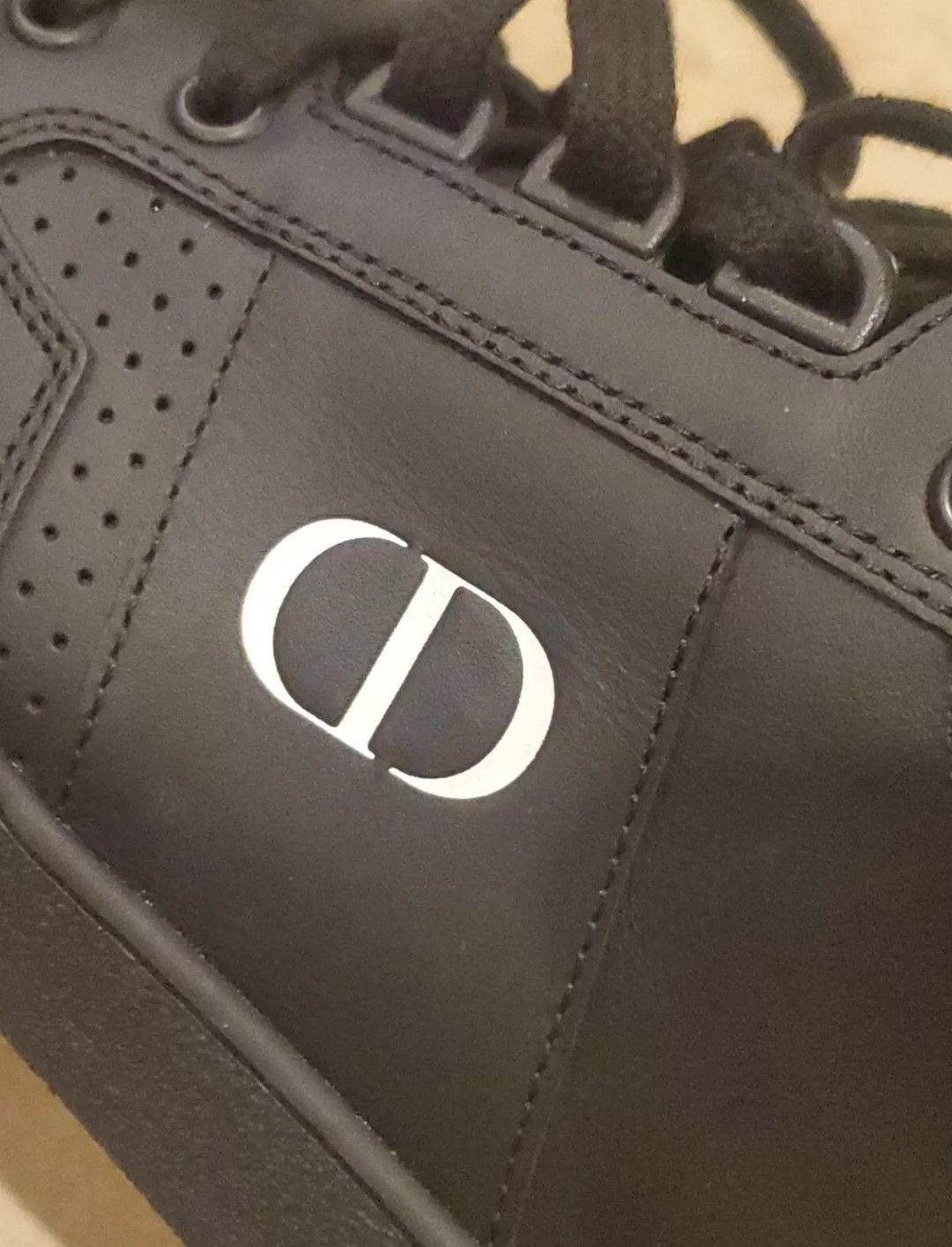 Dior Dior Women's Black White Lace up Sneakers Shoes Size 8.5 US Size US 8.5 / IT 38.5 - 5 Thumbnail