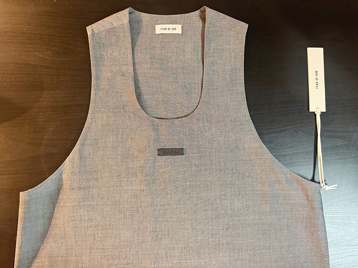 Fear of God Fear of God grey oxford tank Size US M / EU 48-50 / 2 - 7 Thumbnail