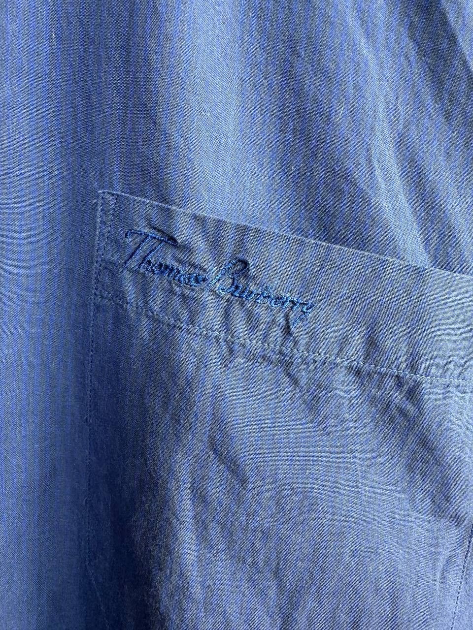 Burberry Thomas Burberry Button Up Shirt Striped Blue LS Button-Down Size US XL / EU 56 / 4 - 11 Thumbnail