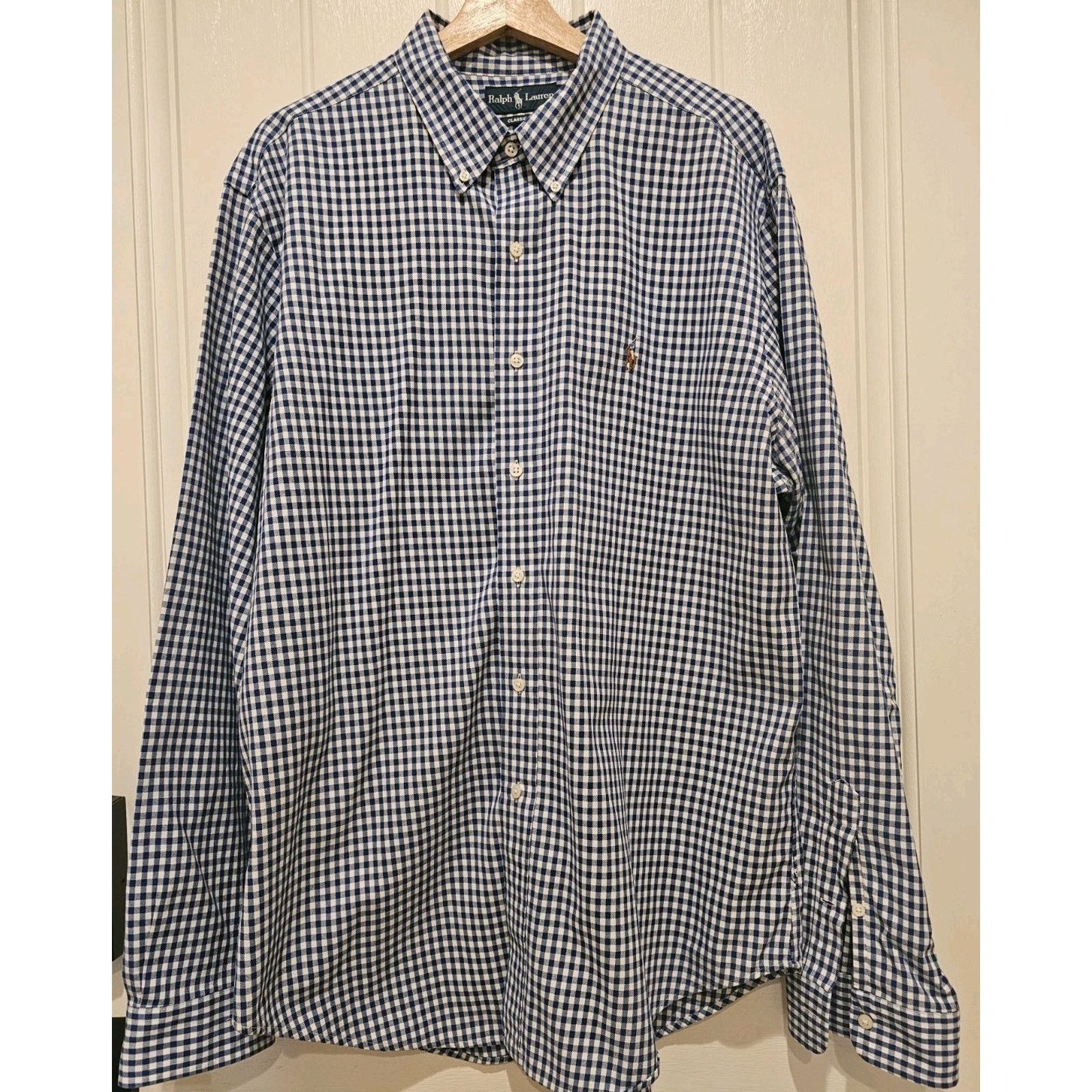 Polo Ralph Lauren Polo Ralph Lauren Button Down Shirt 100% Cotton Sz XL Size US XL / EU 56 / 4 - 2 Thumbnail
