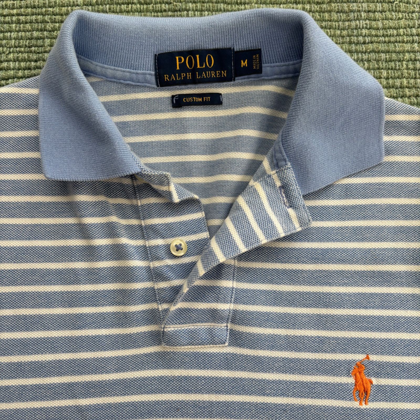 Polo Ralph Lauren Polo Ralph Lauren blue striped men's polo shirt size M Size US M / EU 48-50 / 2 - 4 Thumbnail