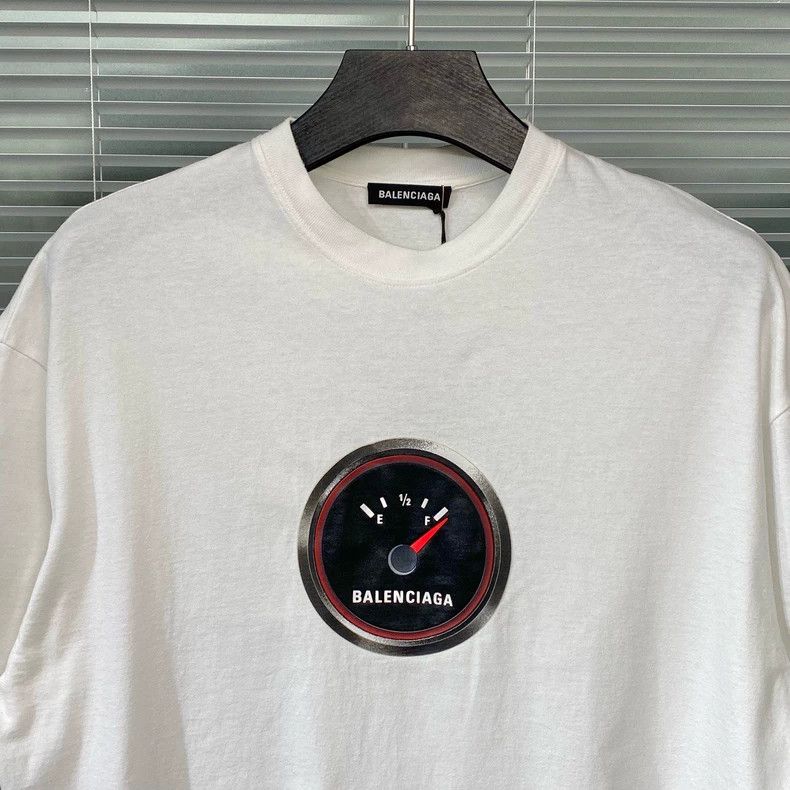 Balenciaga Balenciaga Short Sleeve T-Shirt with Oil Gauge Printed Log Size US S / EU 44-46 / 1 - 3 Thumbnail