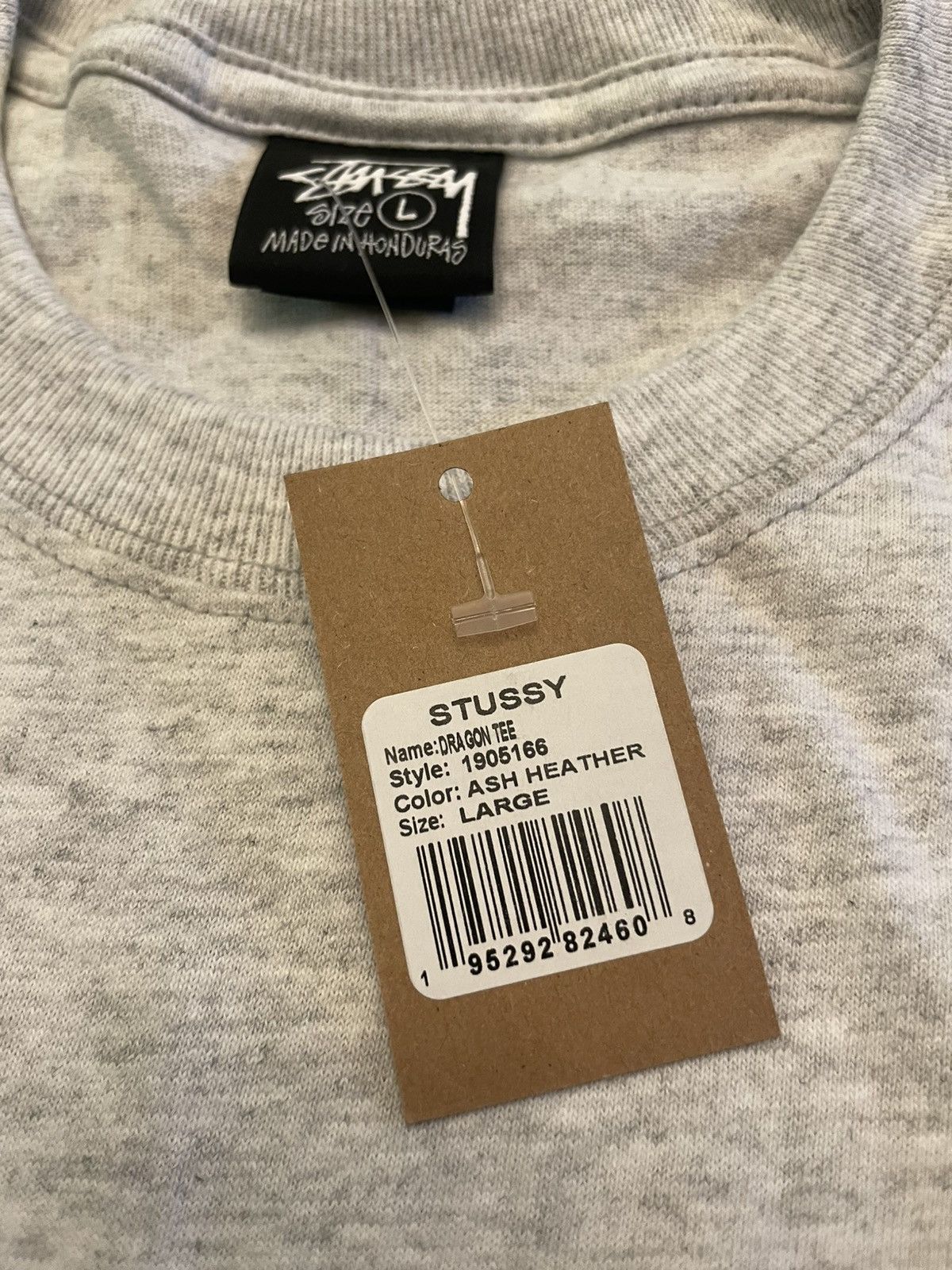 Stussy Stüssy Ash Heather Dragon Tee Size US L / EU 52-54 / 3 - 5 Thumbnail