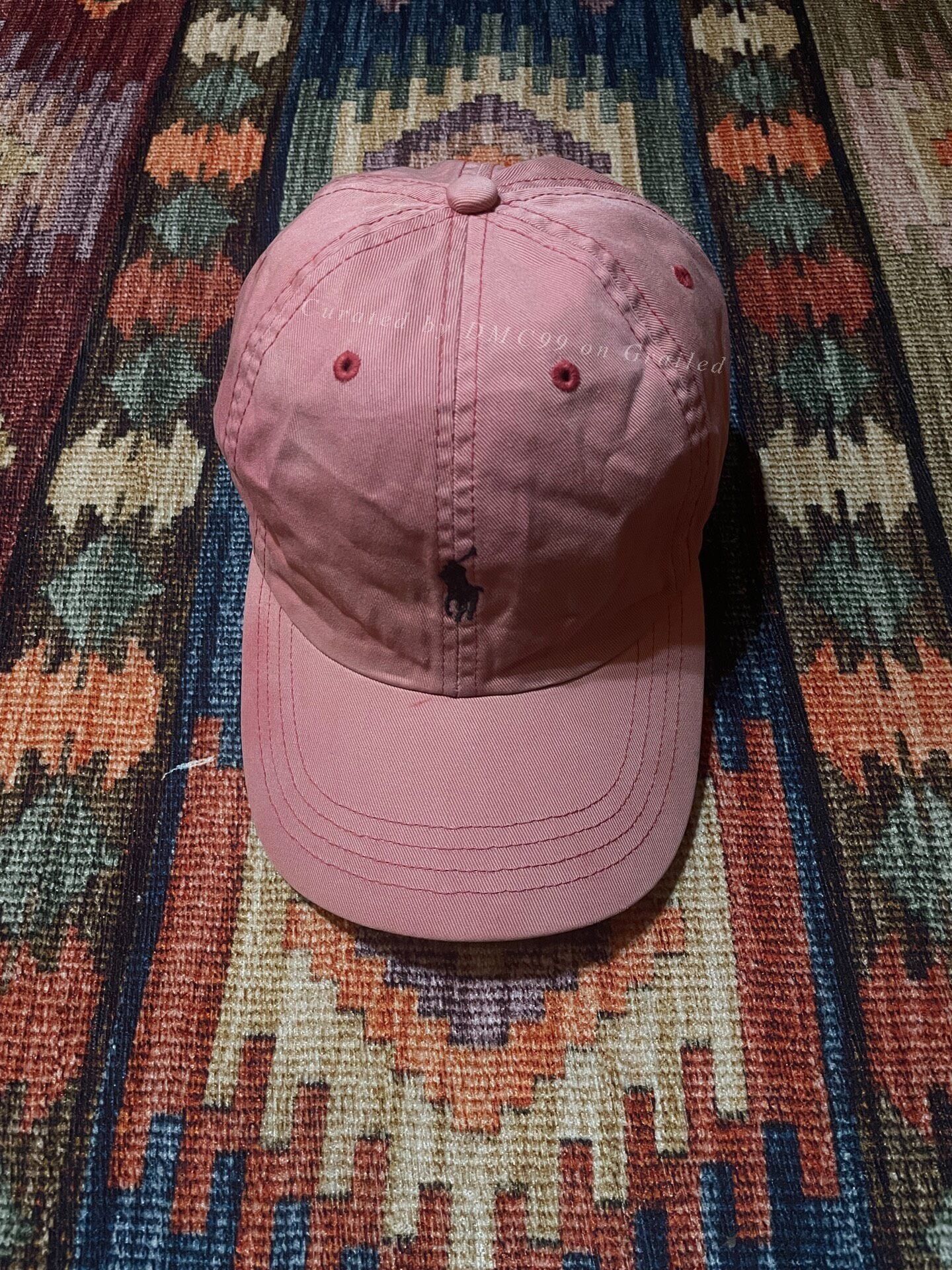Polo Ralph Lauren Polo Ralph Lauren Washed Pink Baseball Cap Size ONE SIZE - 1 Thumbnail