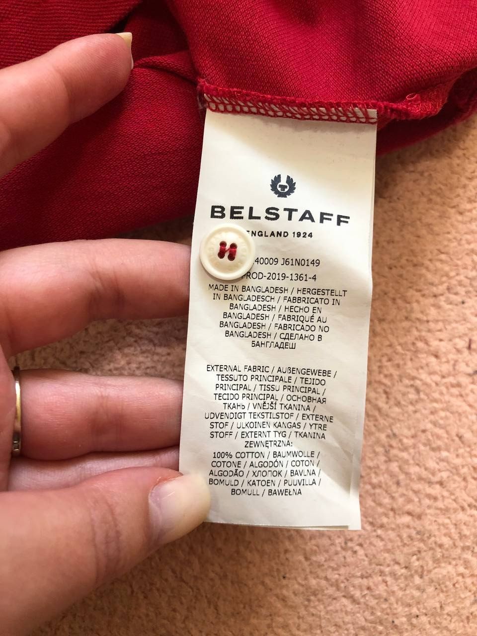 Belstaff Belstaff Polo Size US M / EU 48-50 / 2 - 3 Thumbnail