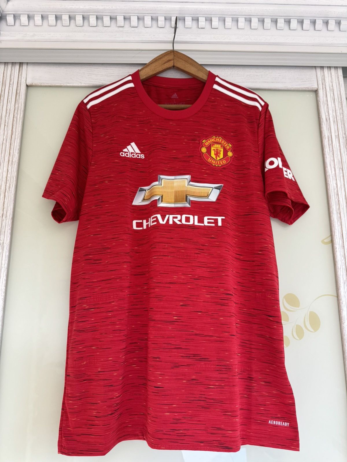 Adidas Manchester United 2020-2021 Home Soccer Jersey Football Kit Size US L / EU 52-54 / 3 - 5 Thumbnail