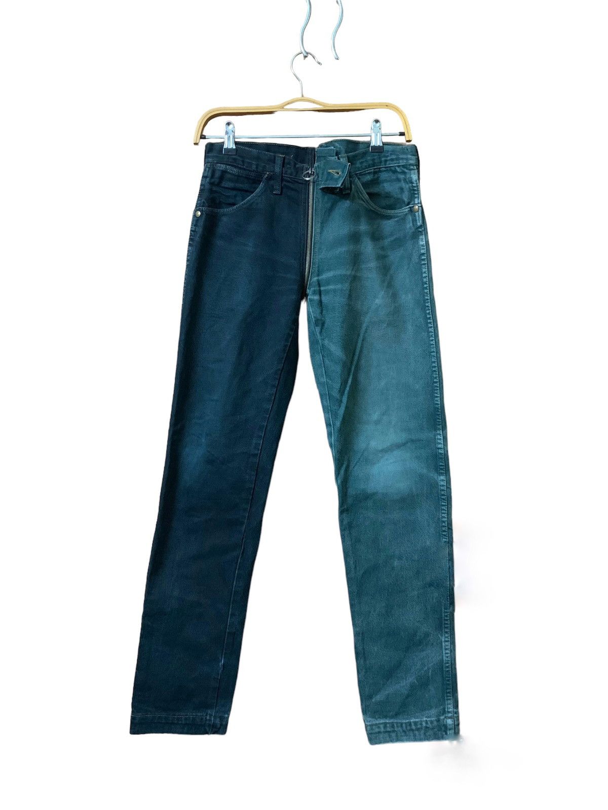 Vintage × Wrangler Wrangler Two tone colour rare design pants Size US 30 / EU 46 - 2 Thumbnail