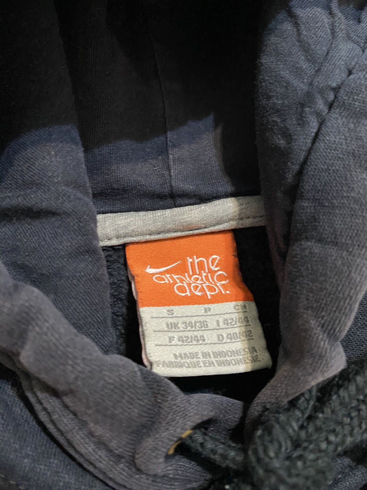 Nike × Vintage Vintage Nike Distressed Spellout Hoodie Big Logo Size US S / EU 44-46 / 1 - 6 Thumbnail