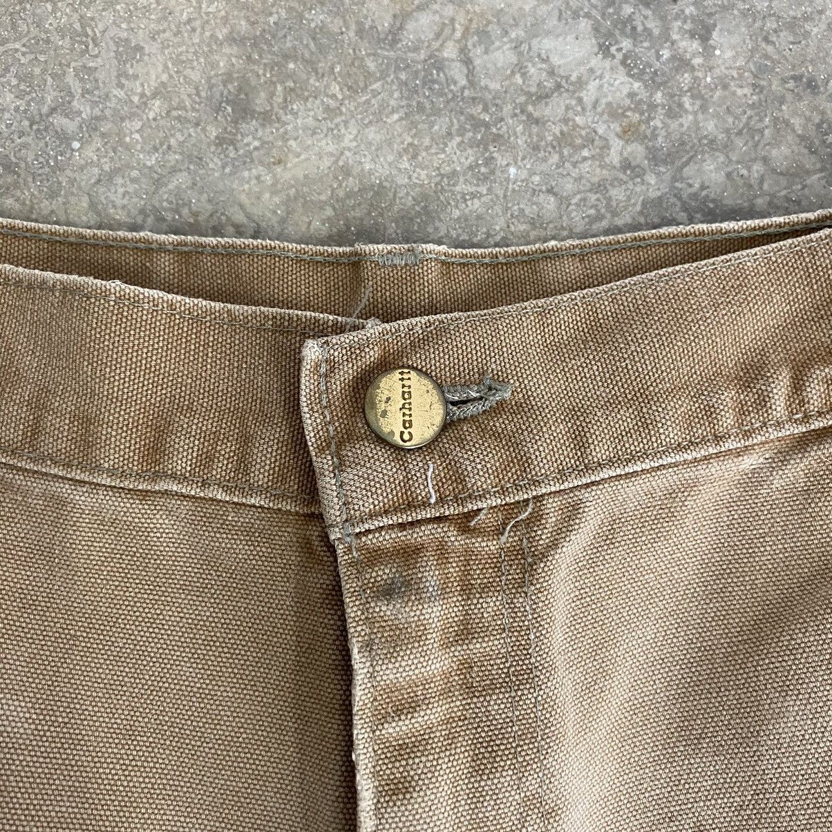 Carhartt Vintage Carhartt Double Knee Faded Tan Carpenter Pants Size US 35 - 11 Thumbnail