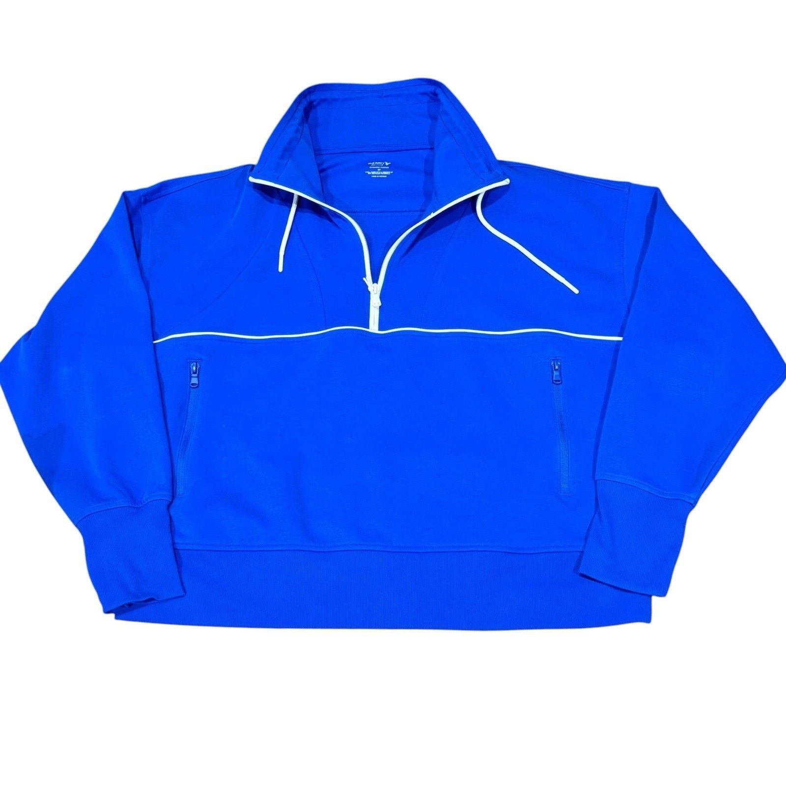 Old Navy Old Navy Active Dynamic Fleece 2X Half Zip Blue Sweatshirt Size XXL / US 16-18 / IT 52-54 - 1 Thumbnail