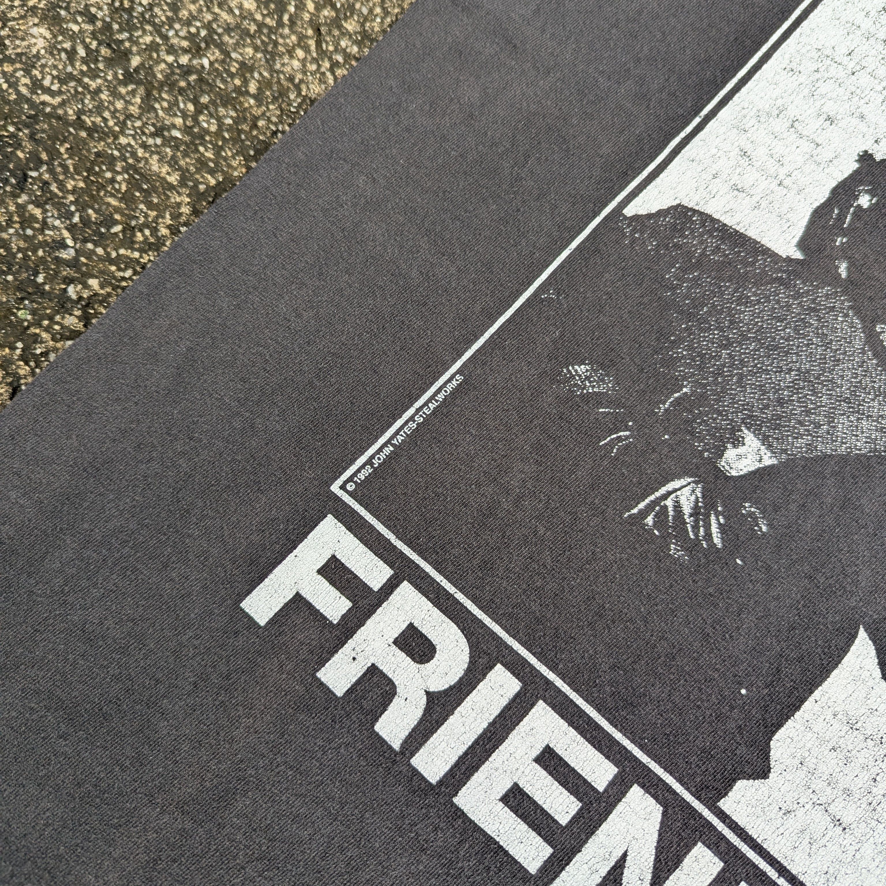 Vintage Vintage 90s John Yates Officer Friendly? punk hardcore band Size US M / EU 48-50 / 2 - 3 Thumbnail