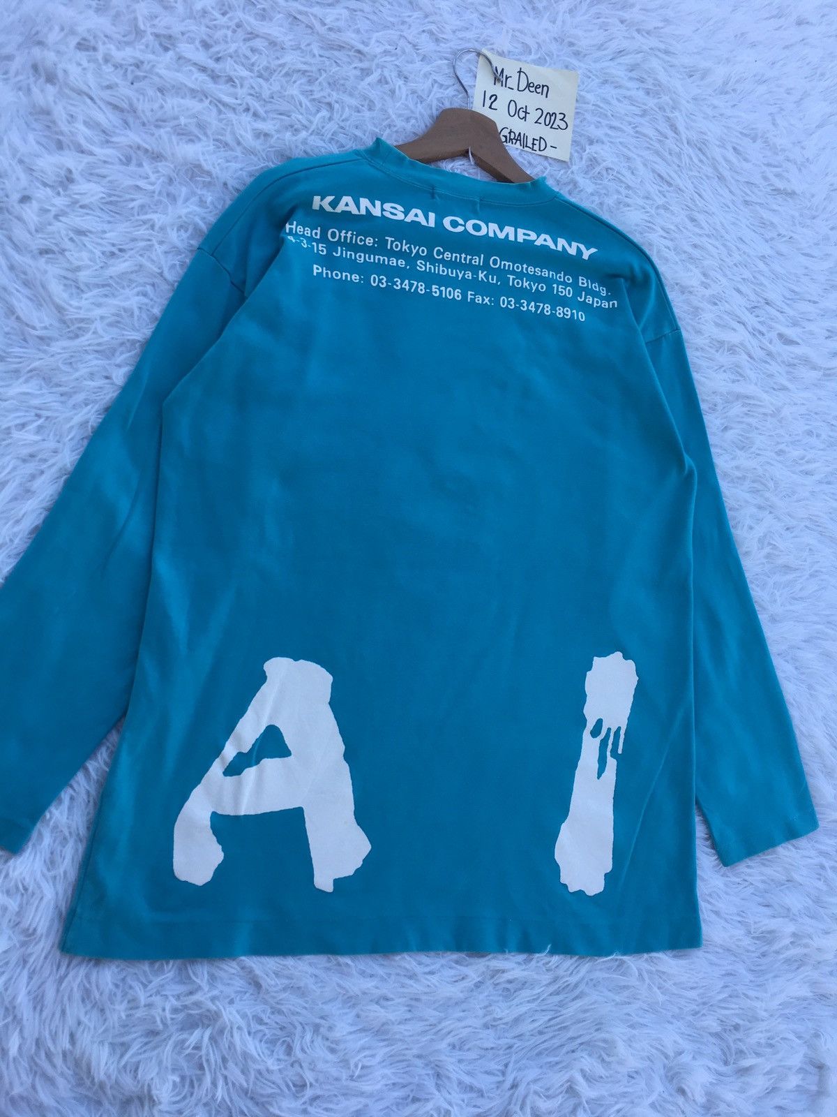 Kansai Yamamoto Rare Vintage Kansai Yamamoto Spellout Sweater Size US L / EU 52-54 / 3 - 16 Thumbnail