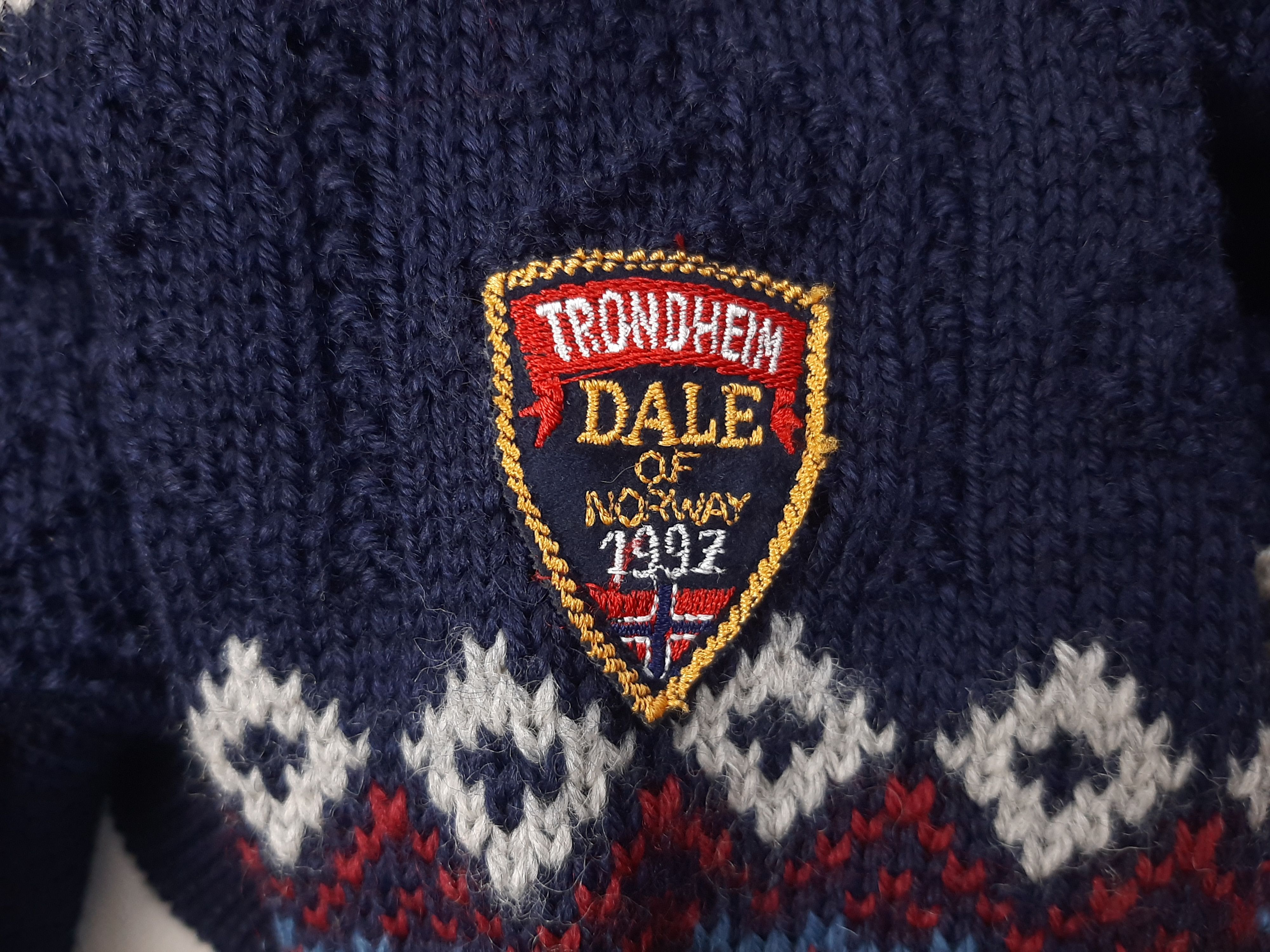 Dale Of Norway Vintage Dale of Norway Trondheim 1997 Jumper Navy Men's M Size US M / EU 48-50 / 2 - 6 Thumbnail