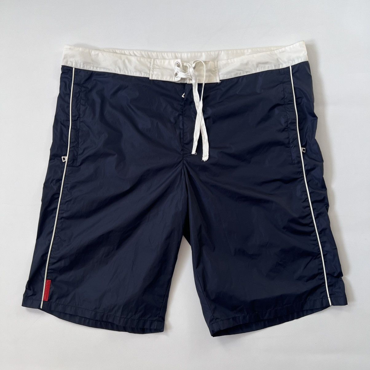 Prada Ted Tab Nylon swim shorts it 52