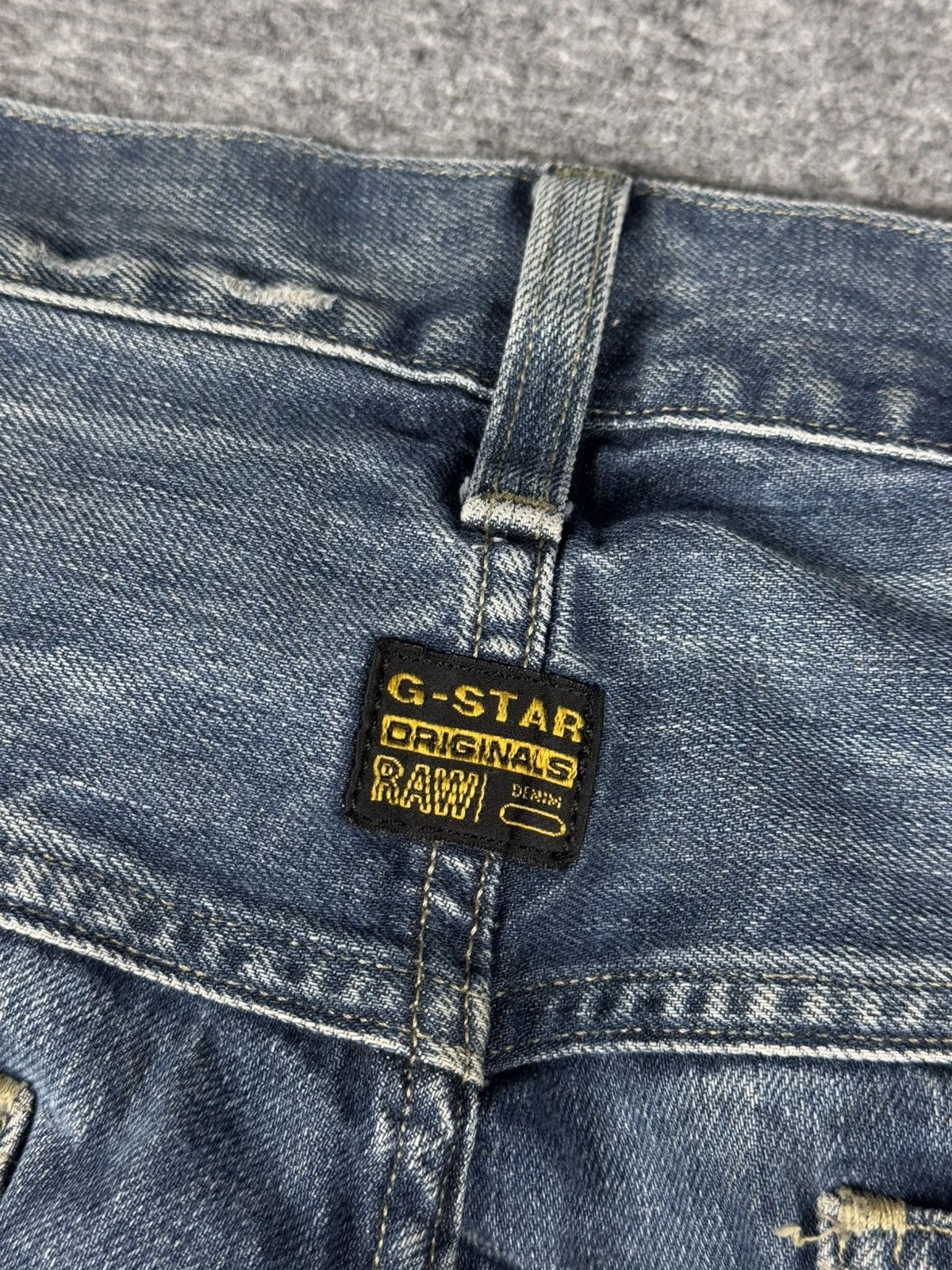 G-Star × Japanese Brand Vintage Pants G Star Raw Y2K Denim Flared Baggy Japan Style Size US 38 / EU 54 - 11 Thumbnail