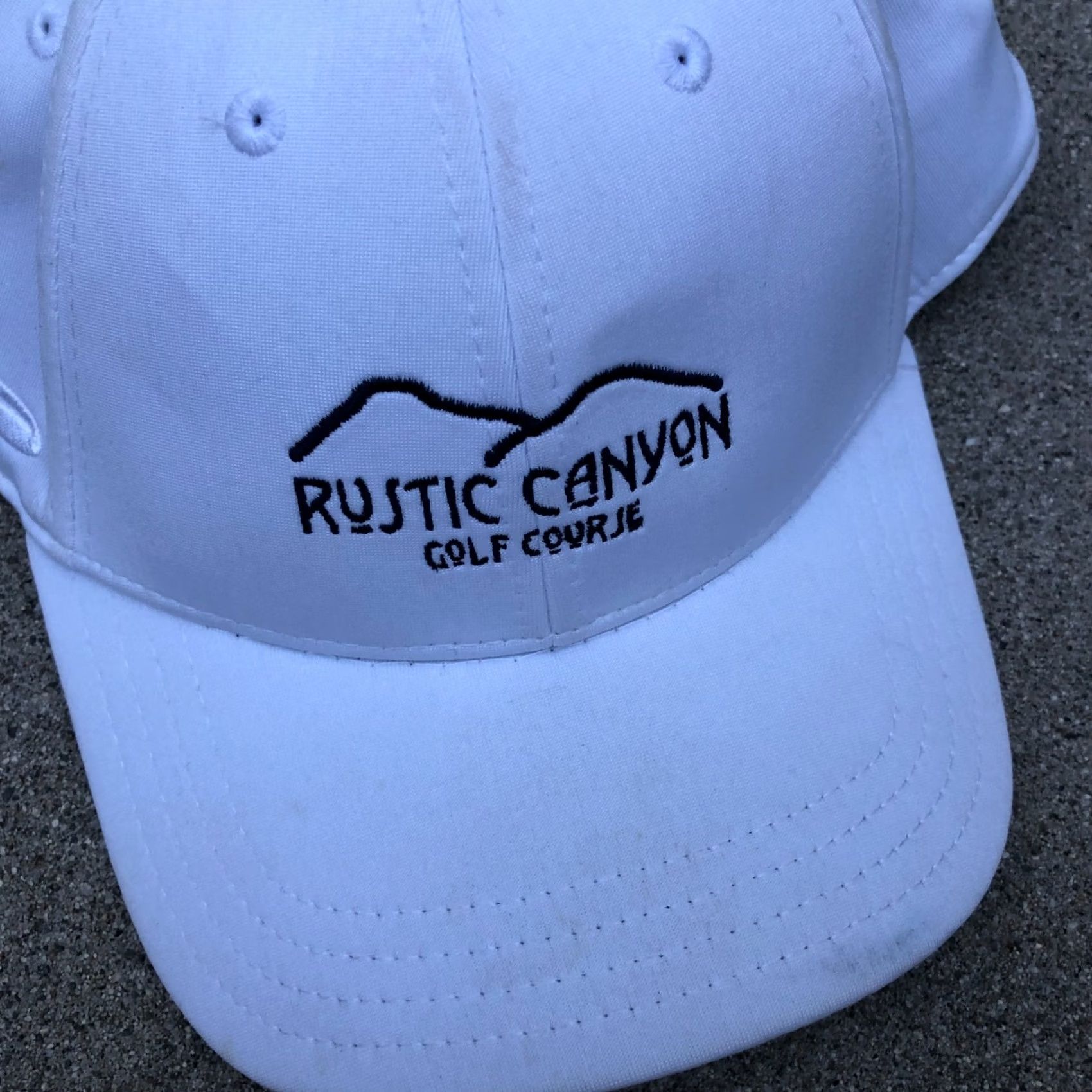 Vintage PUKKA Rustic Canyon Golf Course Fitted Hat Men's OS Moisture Wicking Cap White Size ONE SIZE - 2 Thumbnail
