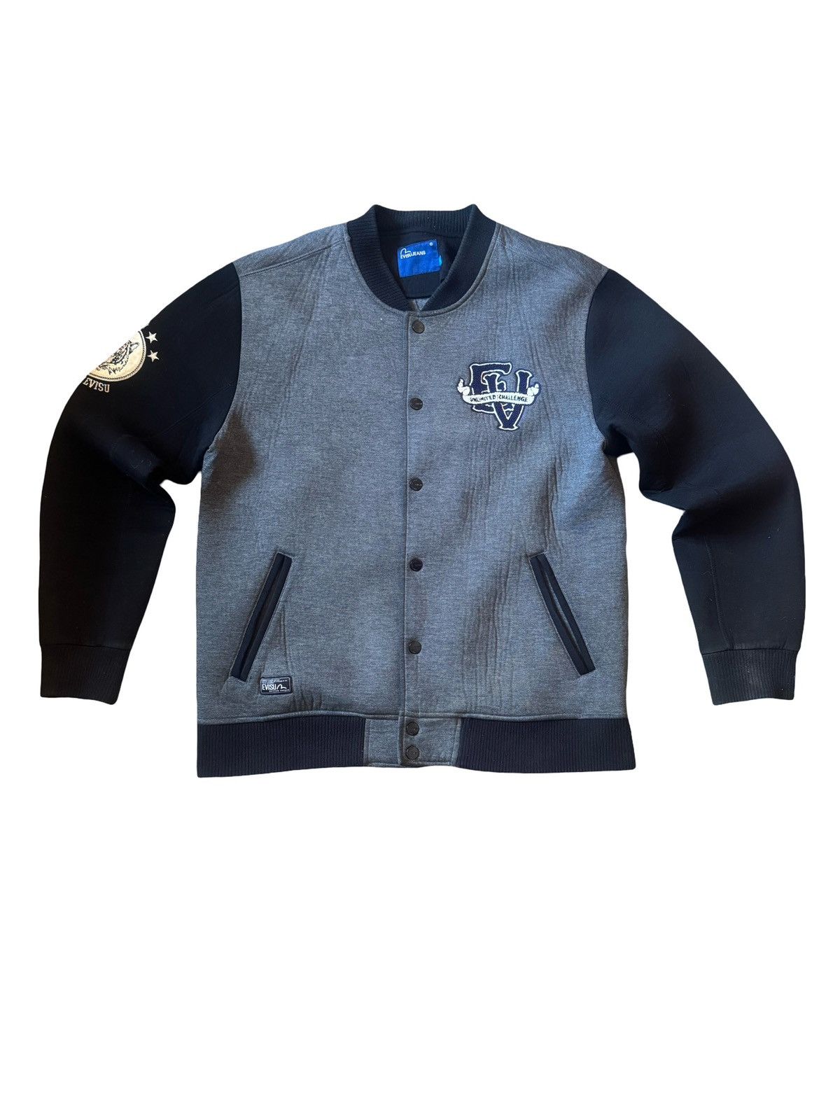 Other Vintage 2013 Evisu Varsity Jacket Size US L / EU 52-54 / 3 - 1 Thumbnail